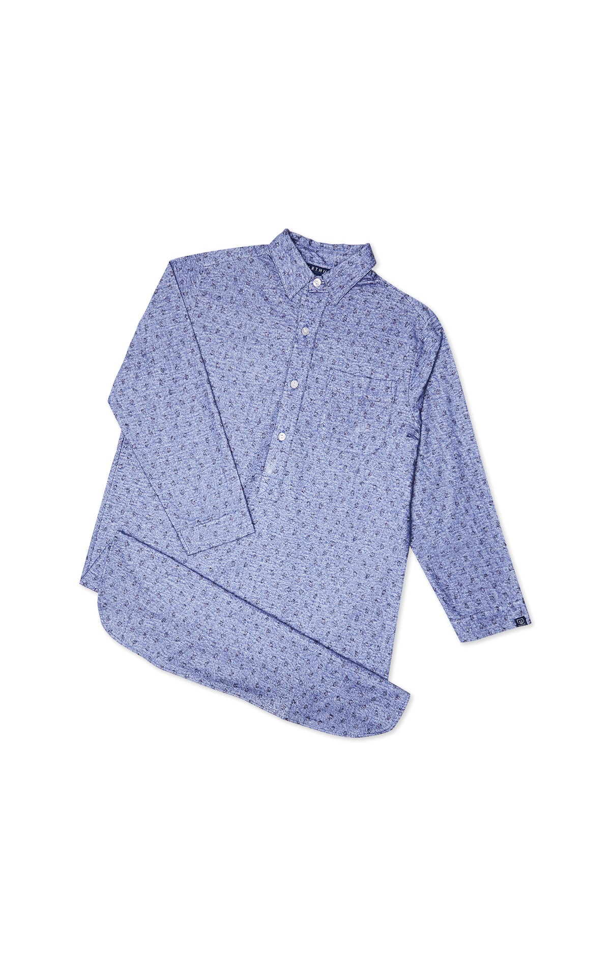 arthur-bob-clock-chemise-de-nuit-homme-coton-c-ladon image 3