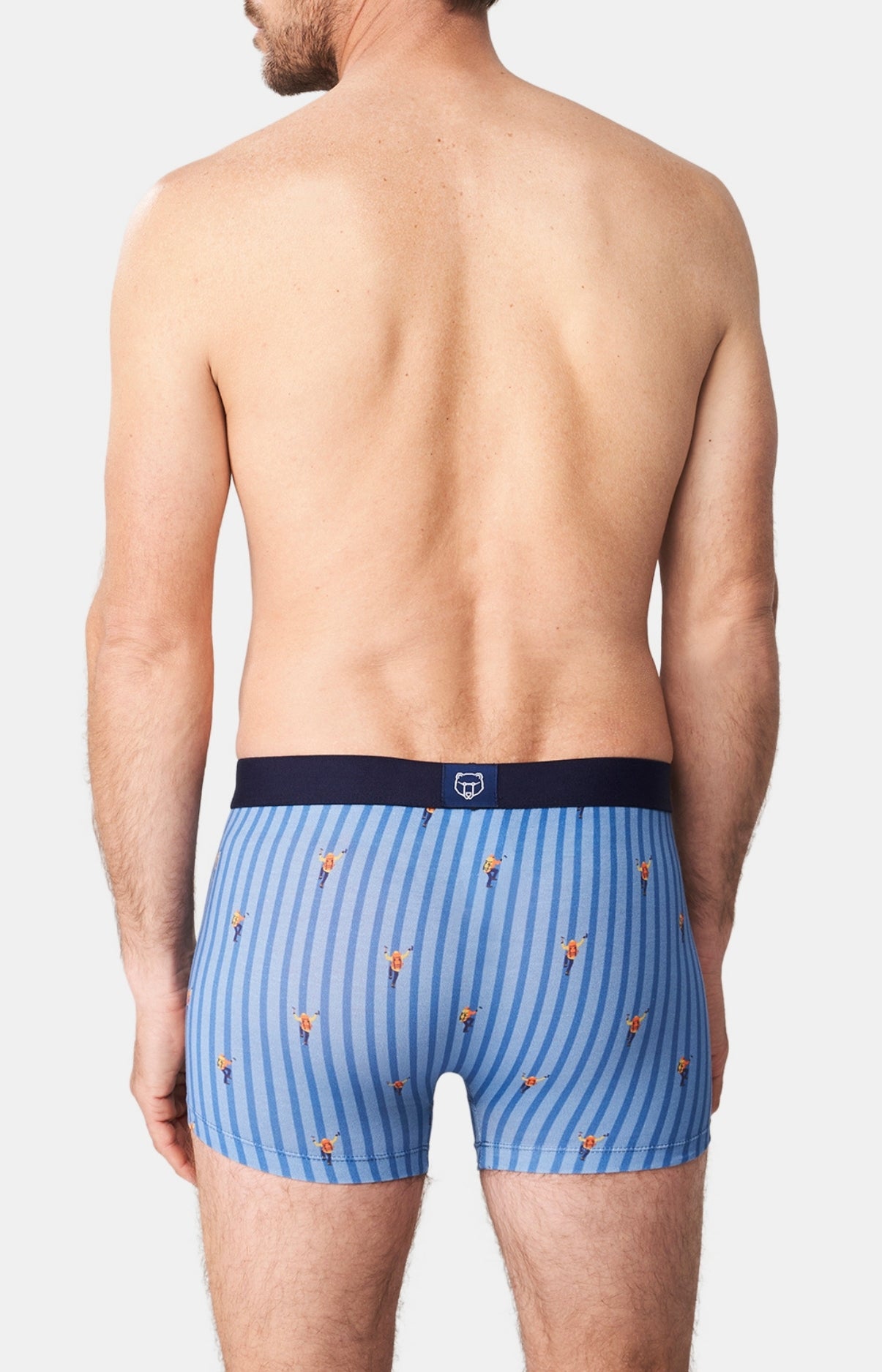 arthur-bob-boxer-everest-bleu-homme-coton-bio image 5