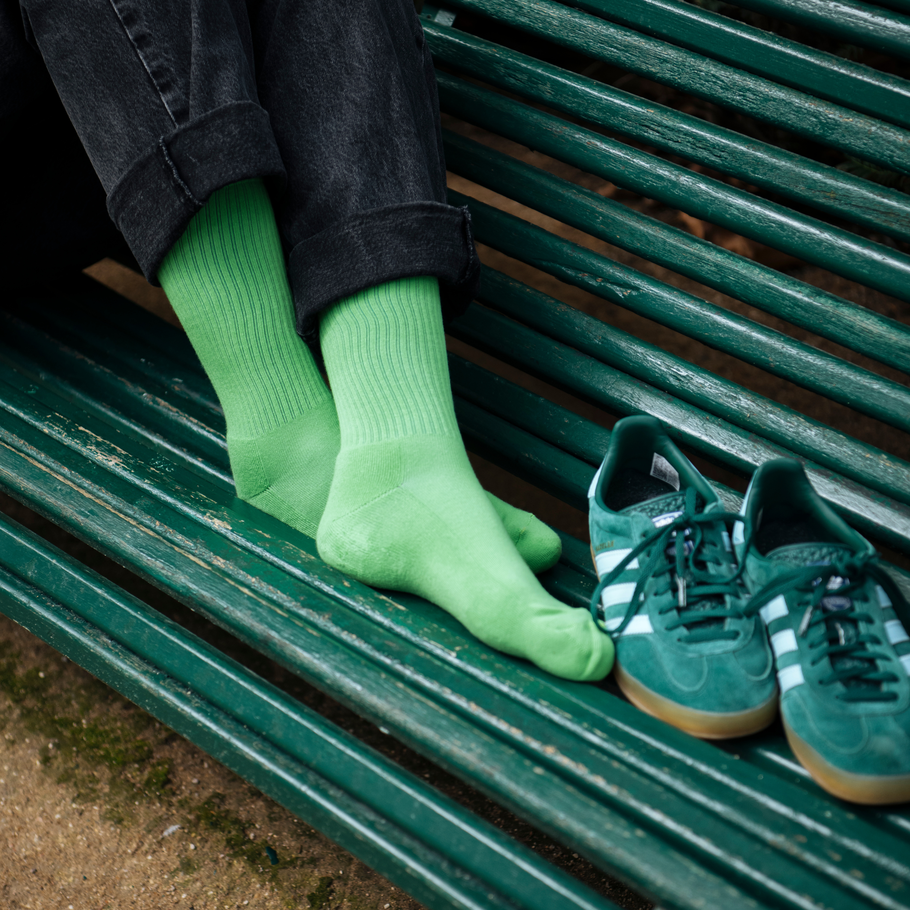 archiduchesse-bouclette-vert-saint-etienne-chaussettes-vertes image 6