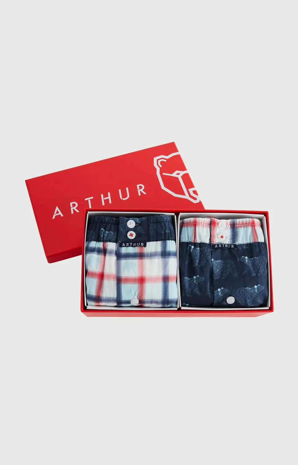 arthur-le-club-pack-2-cale-ons-nuit-polaire-coton-bio image 1