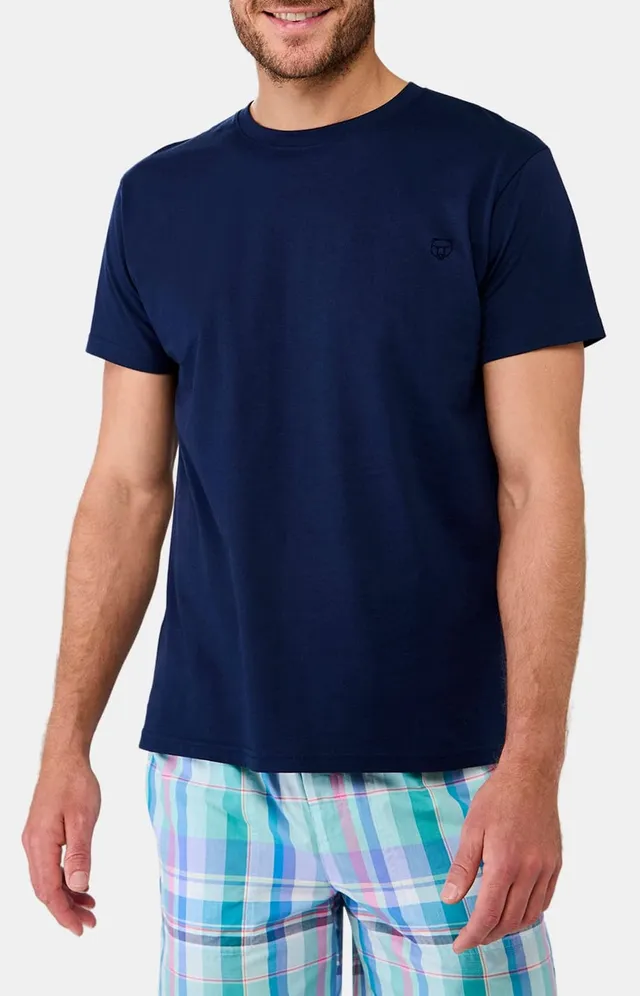 arthur-bob-tee-shirt-marine-coton-bio-homme-manches-courtes image 1