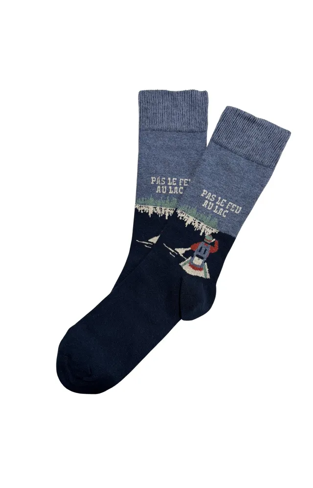 arthur-bob-cano-chaussettes-fantaisie-bleu image 1