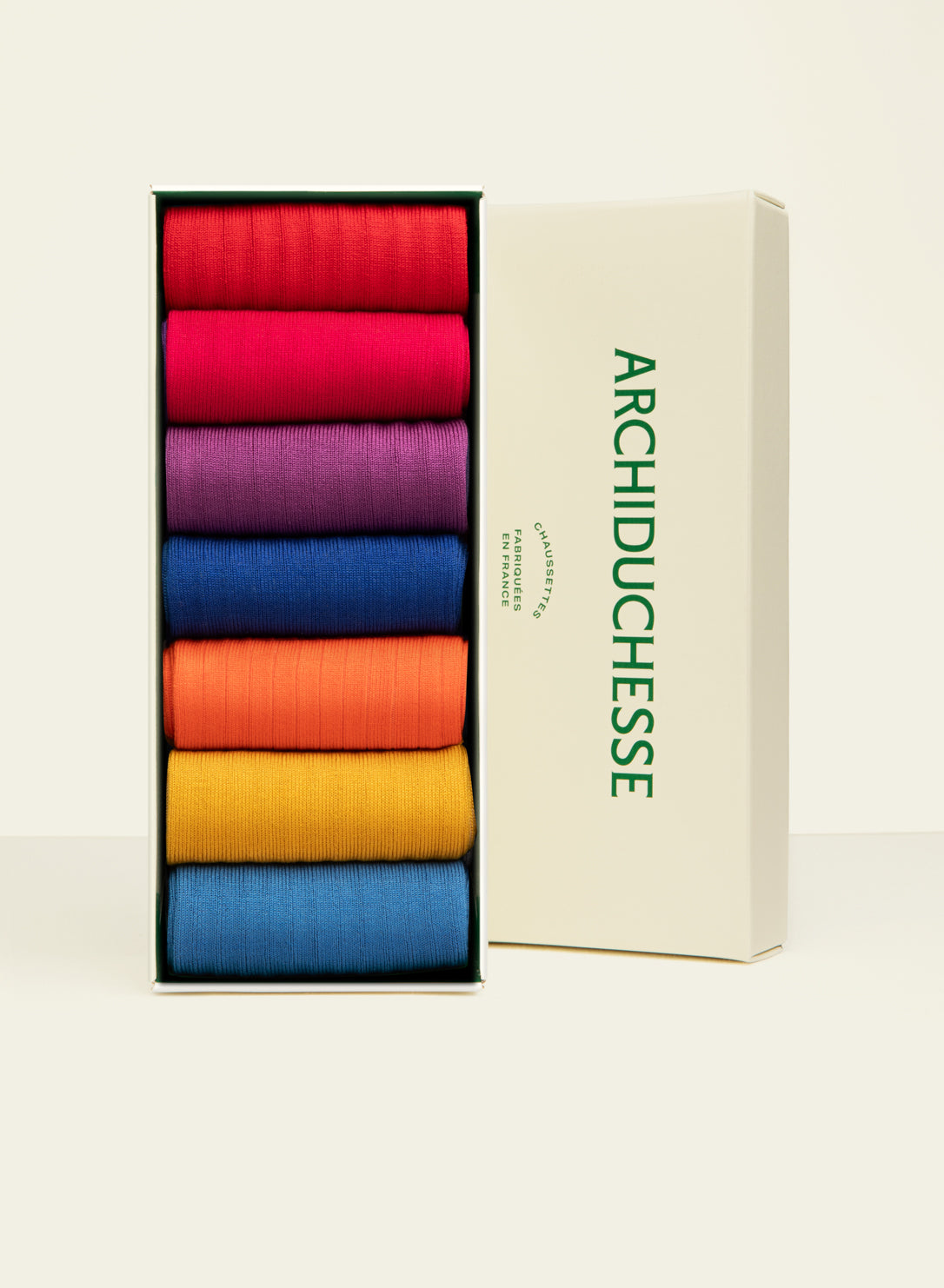 archiduchesse-de-luxe-semainier-happy-colors-chaussettes-36-41 image 1