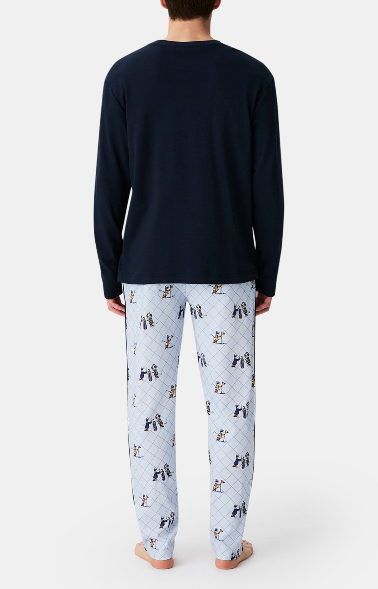 arthur-bob-pyjama-touche-pas-mon-putt-homme-bleu image 6