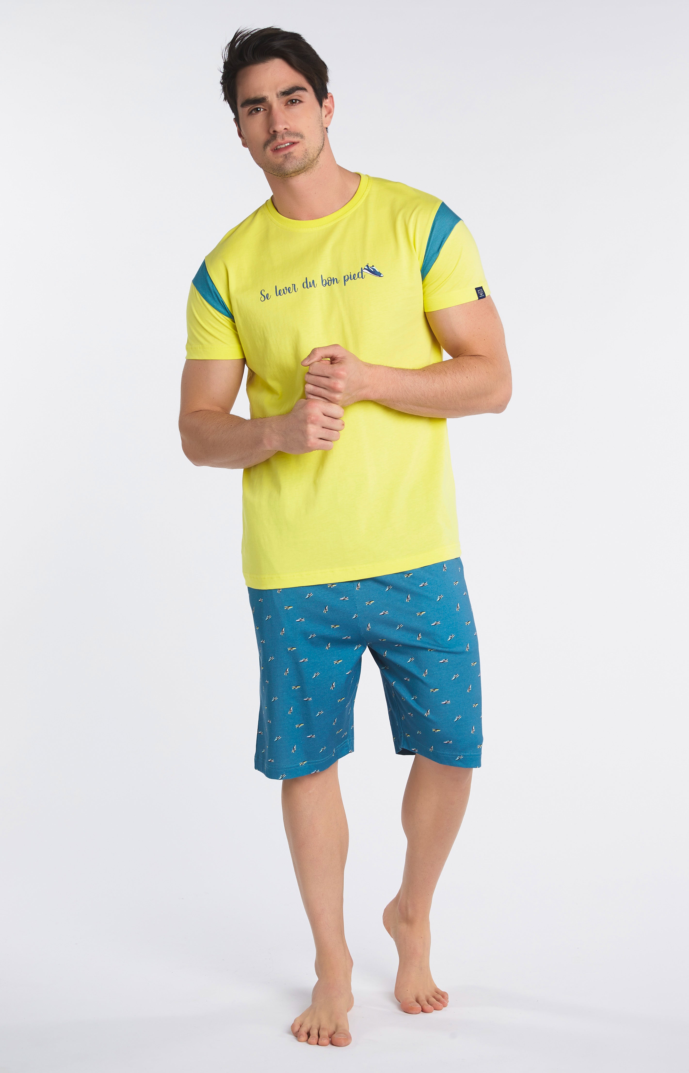 arthur-bob-sneakers-pyjashort-homme-duck-coton-bio image 5