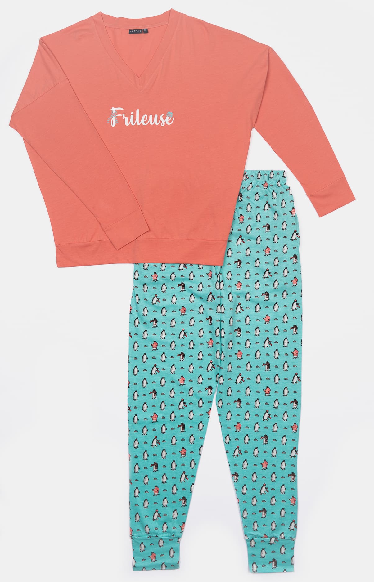arthur-bob-frileuse-pyjama-femme-coton-ice image 3