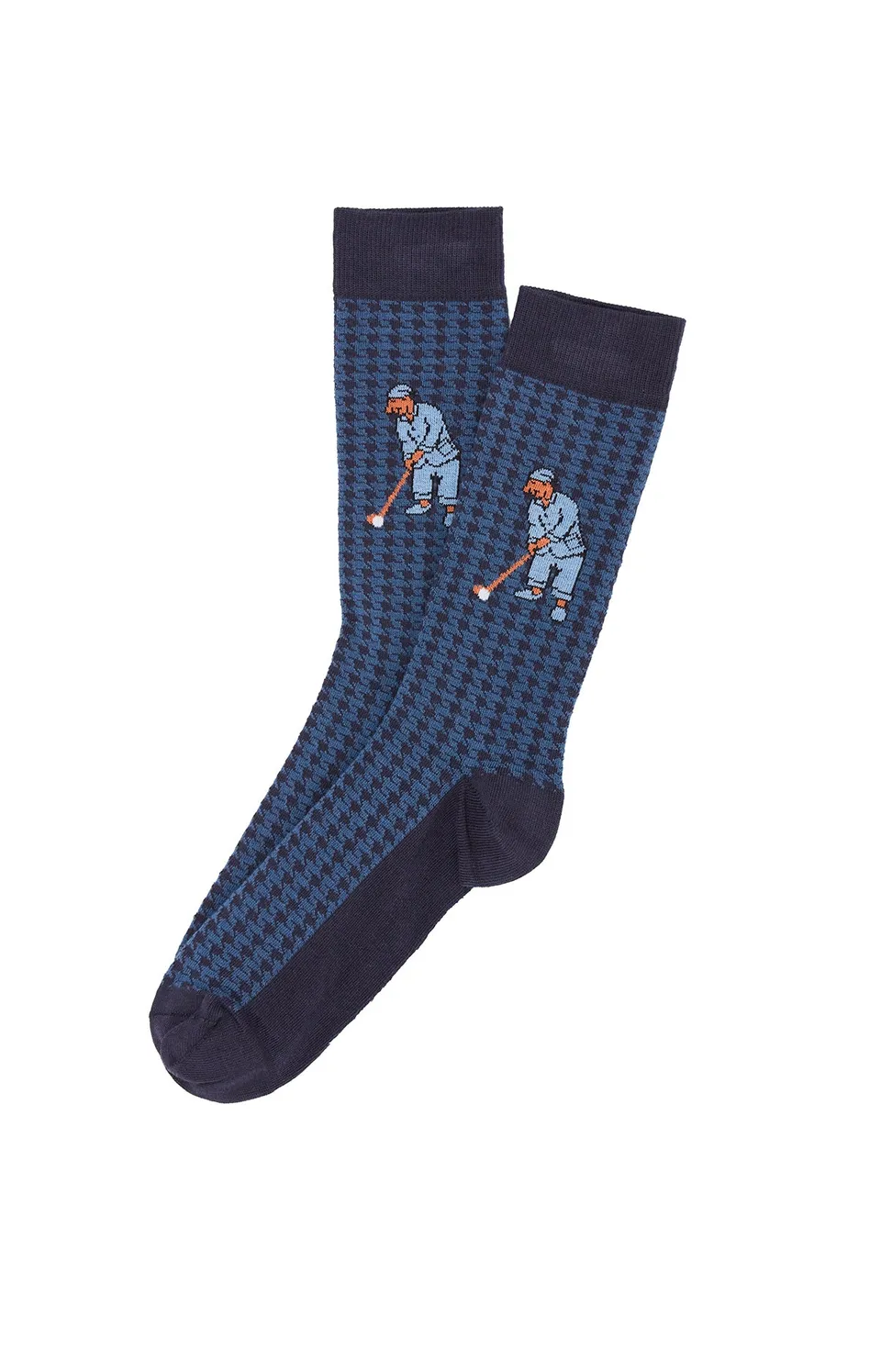 arthur-bob-night-clubber-chaussettes-homme-bleu-coton-bio image 1