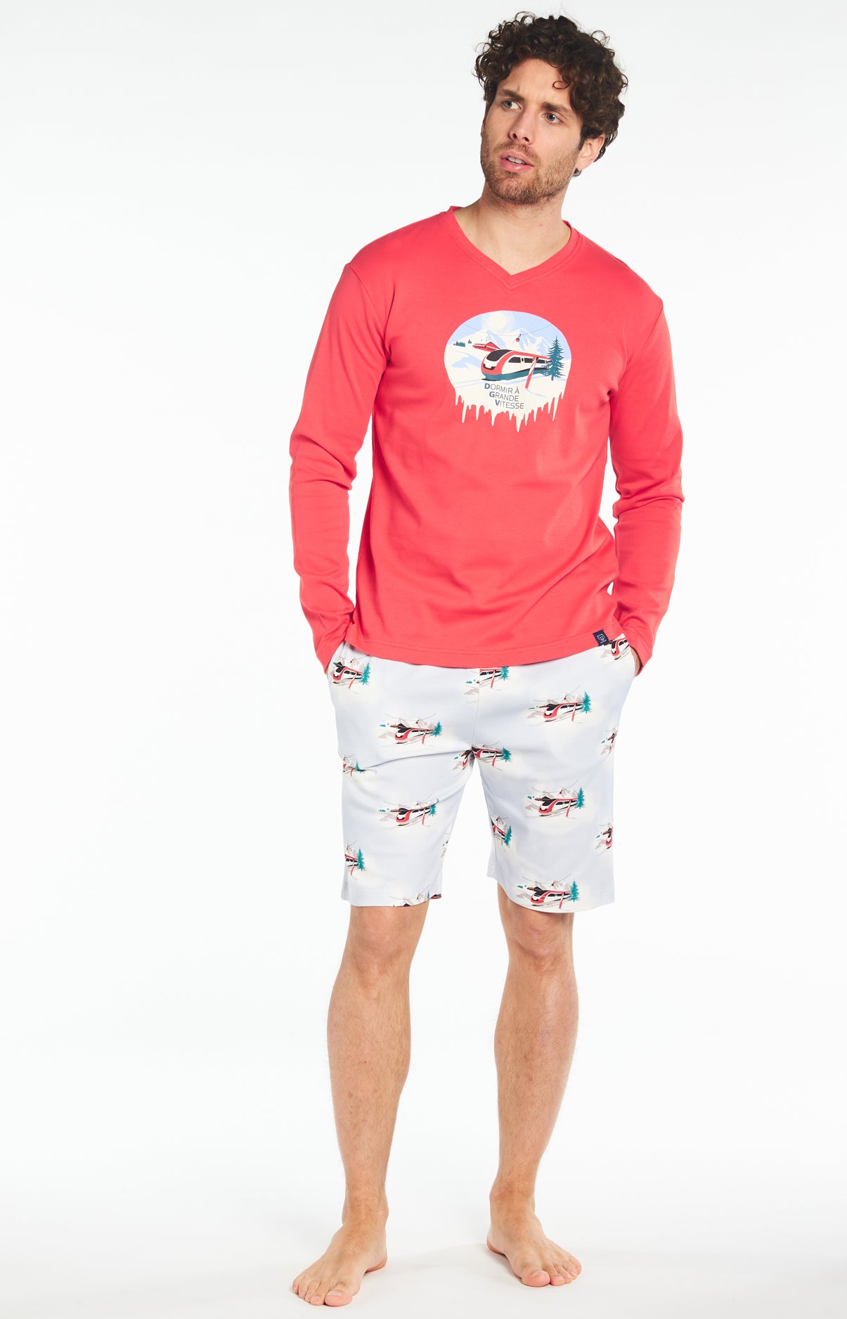 arthur-bob-dormir-grande-vitesse-pyjashort-ciel-coton-bio image 2