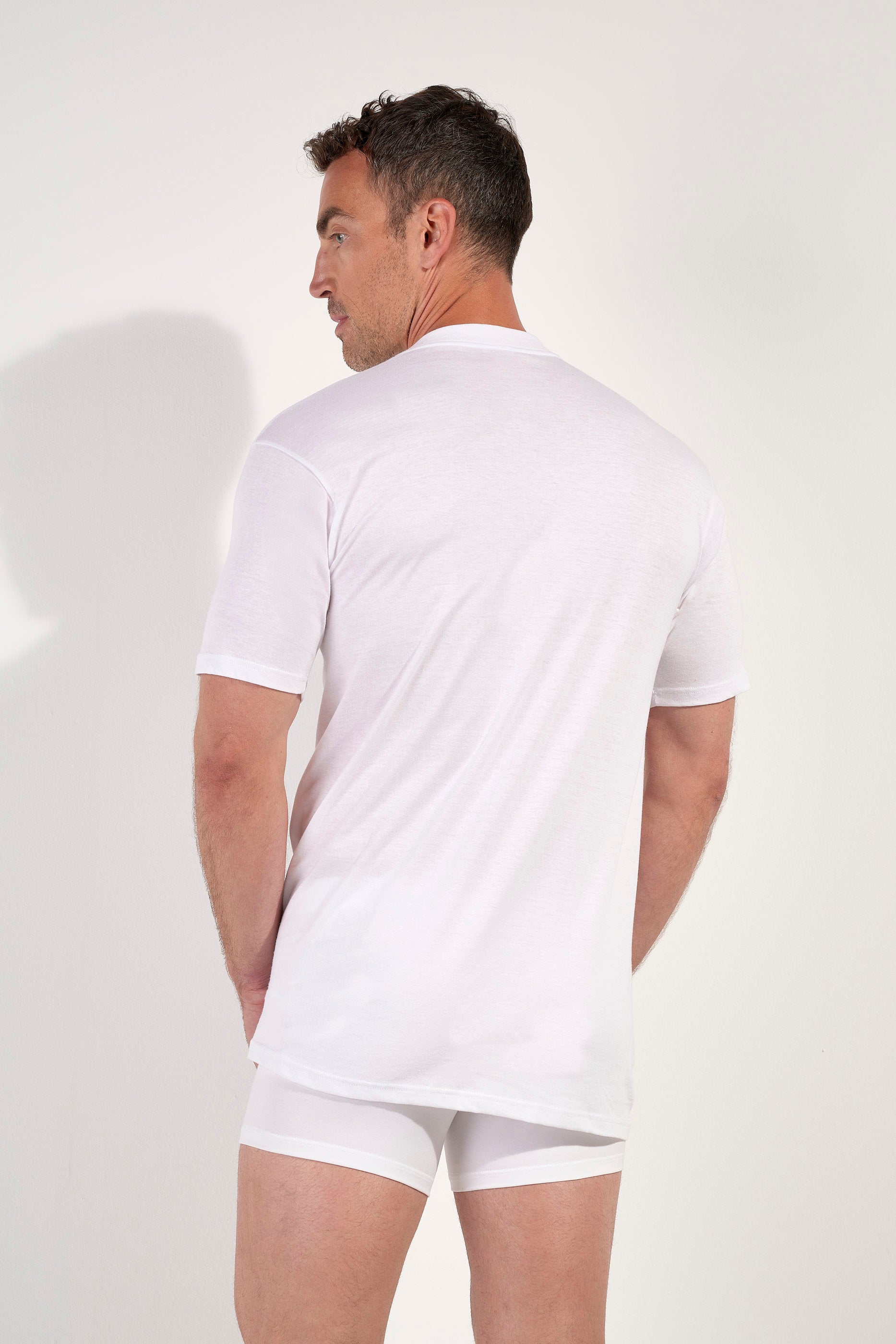 hom-harro-t-shirt-col-rond-coton-blanc image 3