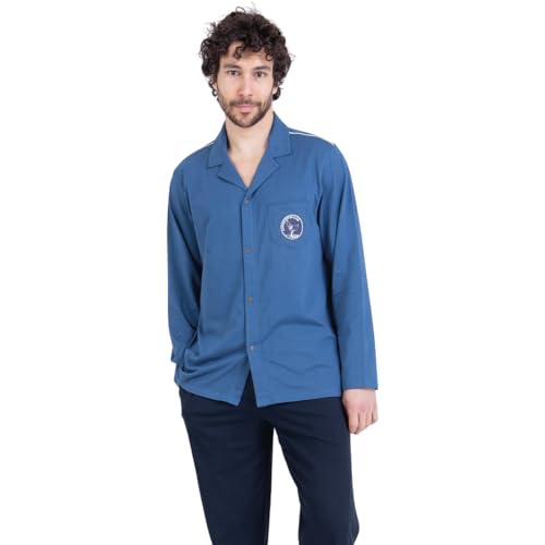 athena-easy-coton-ocean-club-pyjama-long-homme-l-rayures image 7