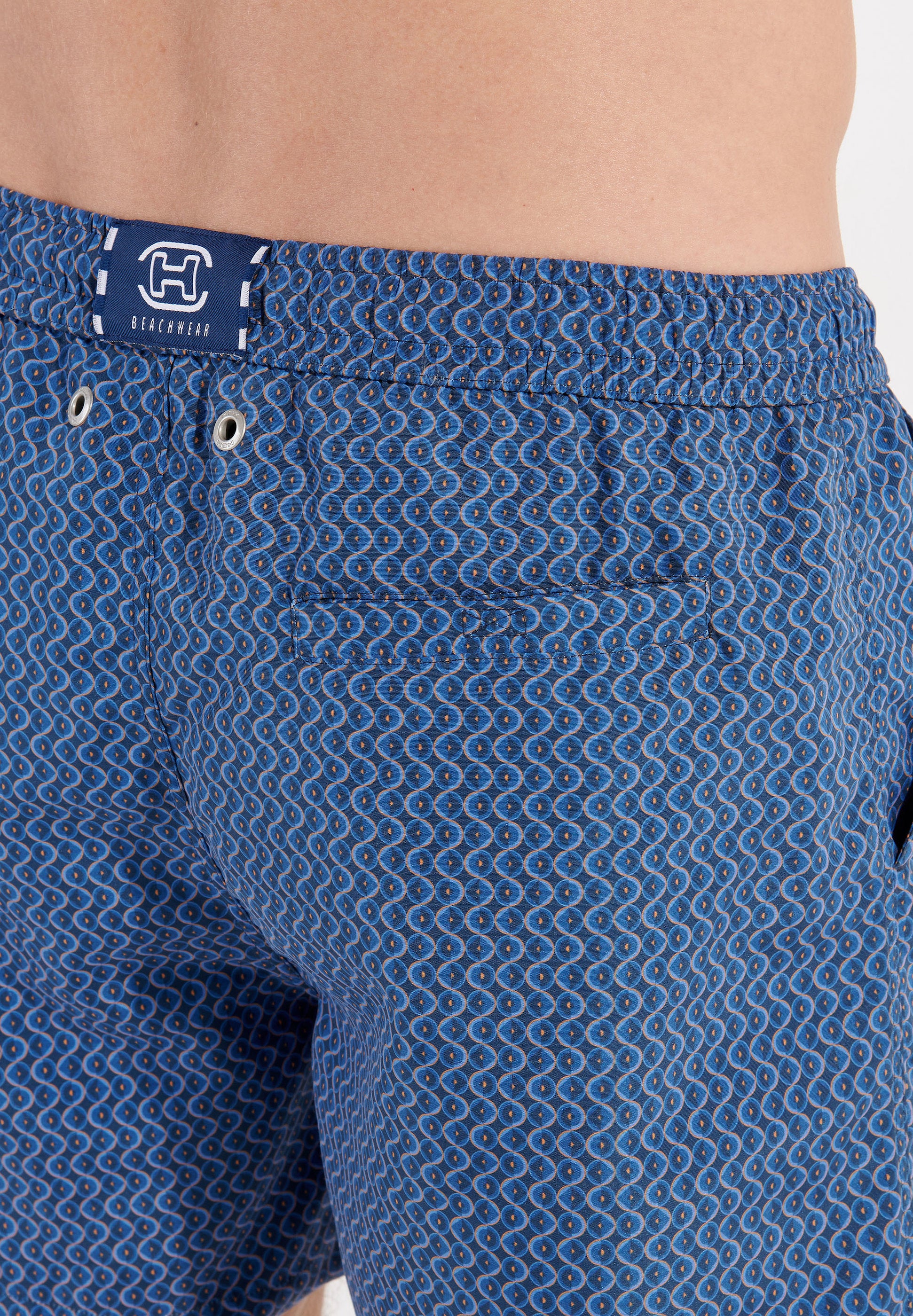 hom-h-fresh-morny-boxer-de-bain-imprim-navy image 6