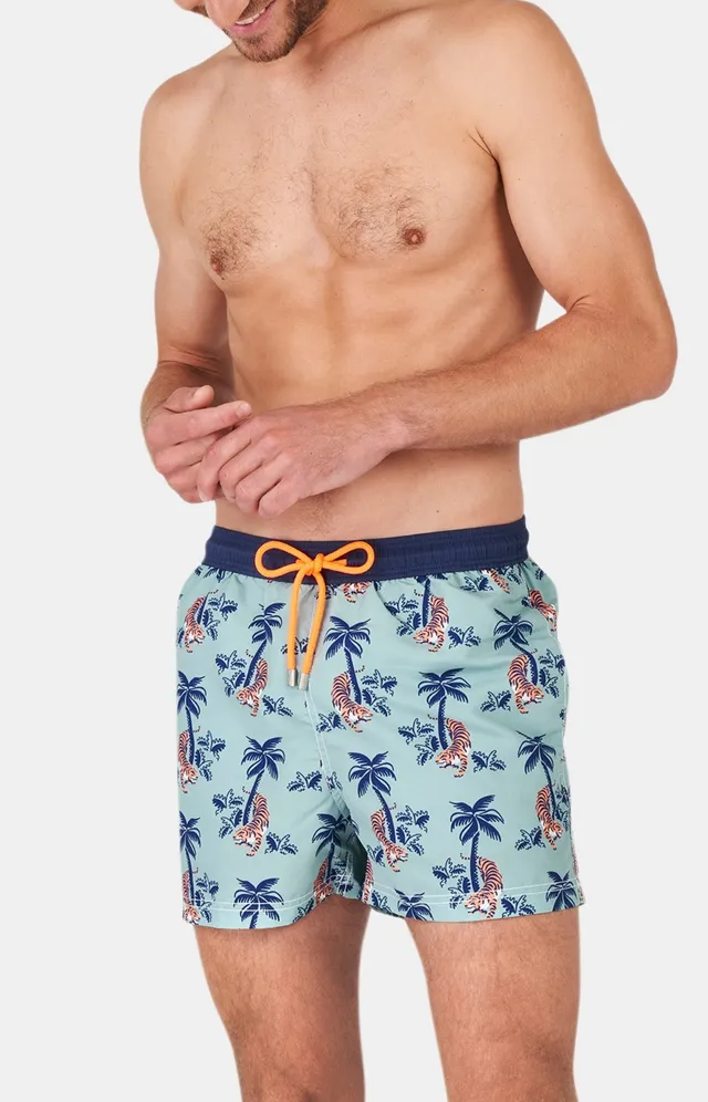 arthur-bob-short-de-bain-fauve-qui-peut-maillot-kaki image 1