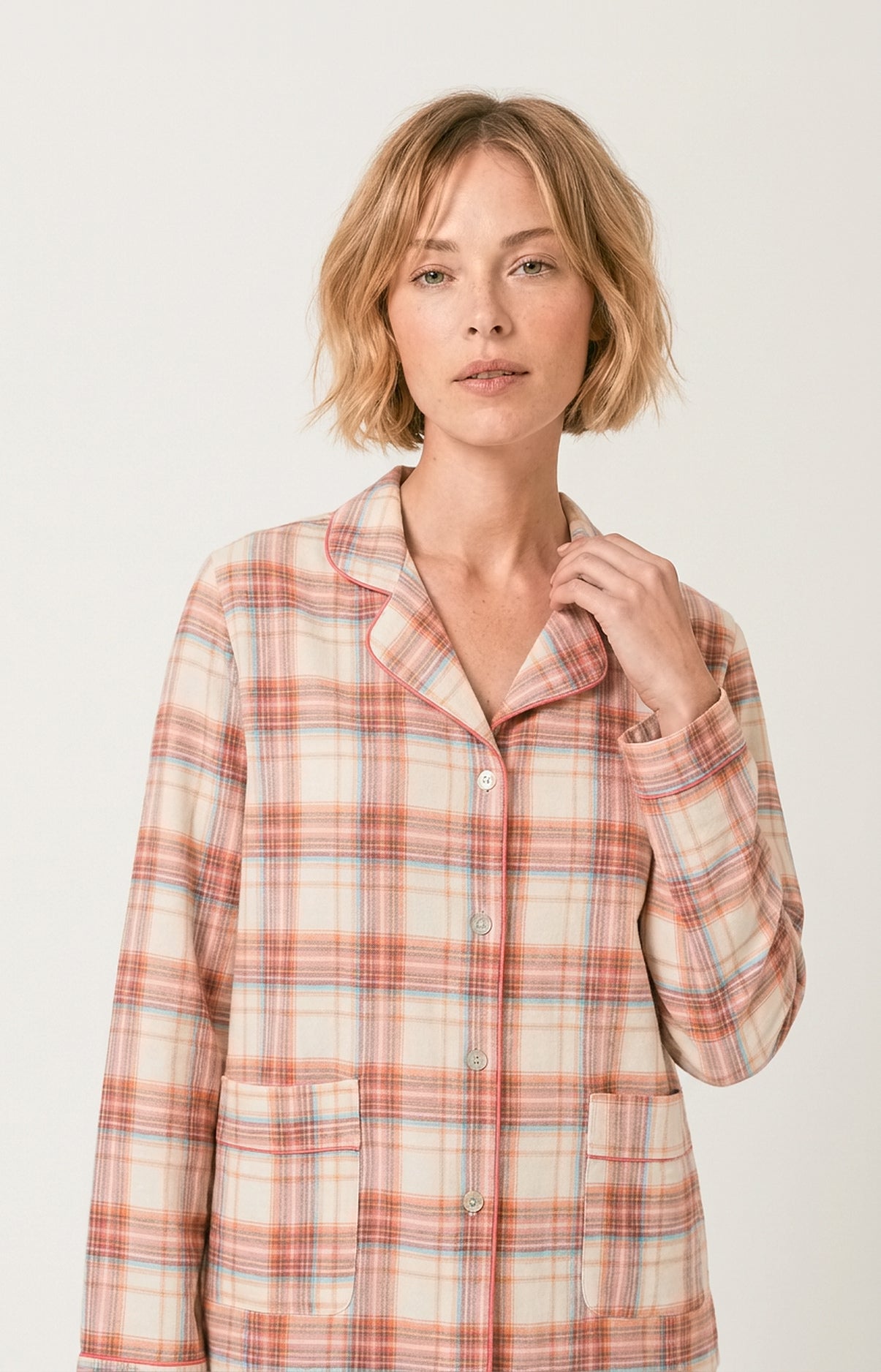 arthur-bob-alix-pyjama-femme-flanelle-p-che image 2