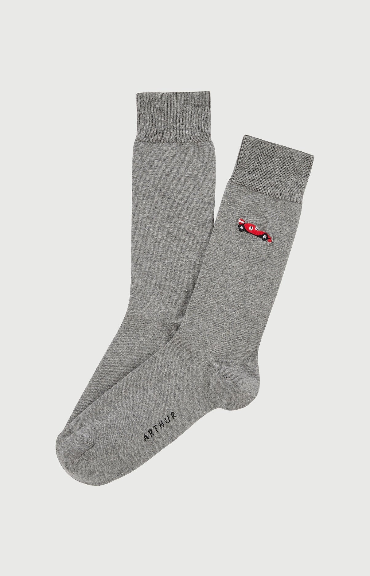arthur-bob-grand-prix-sommeil-chaussettes-homme-gris image 1