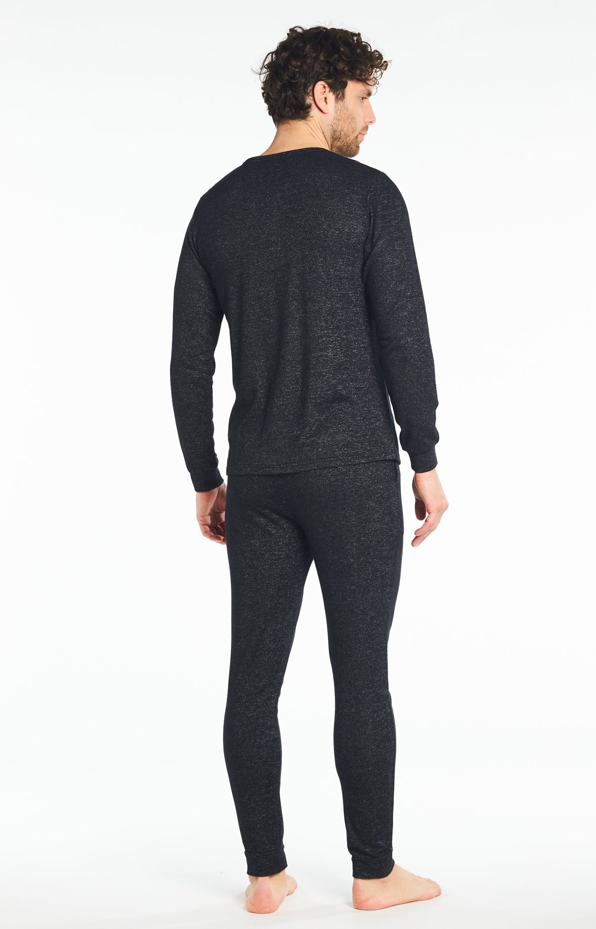 arthur-bob-uni-pyjama-long-homme-anthracite-coton image 5