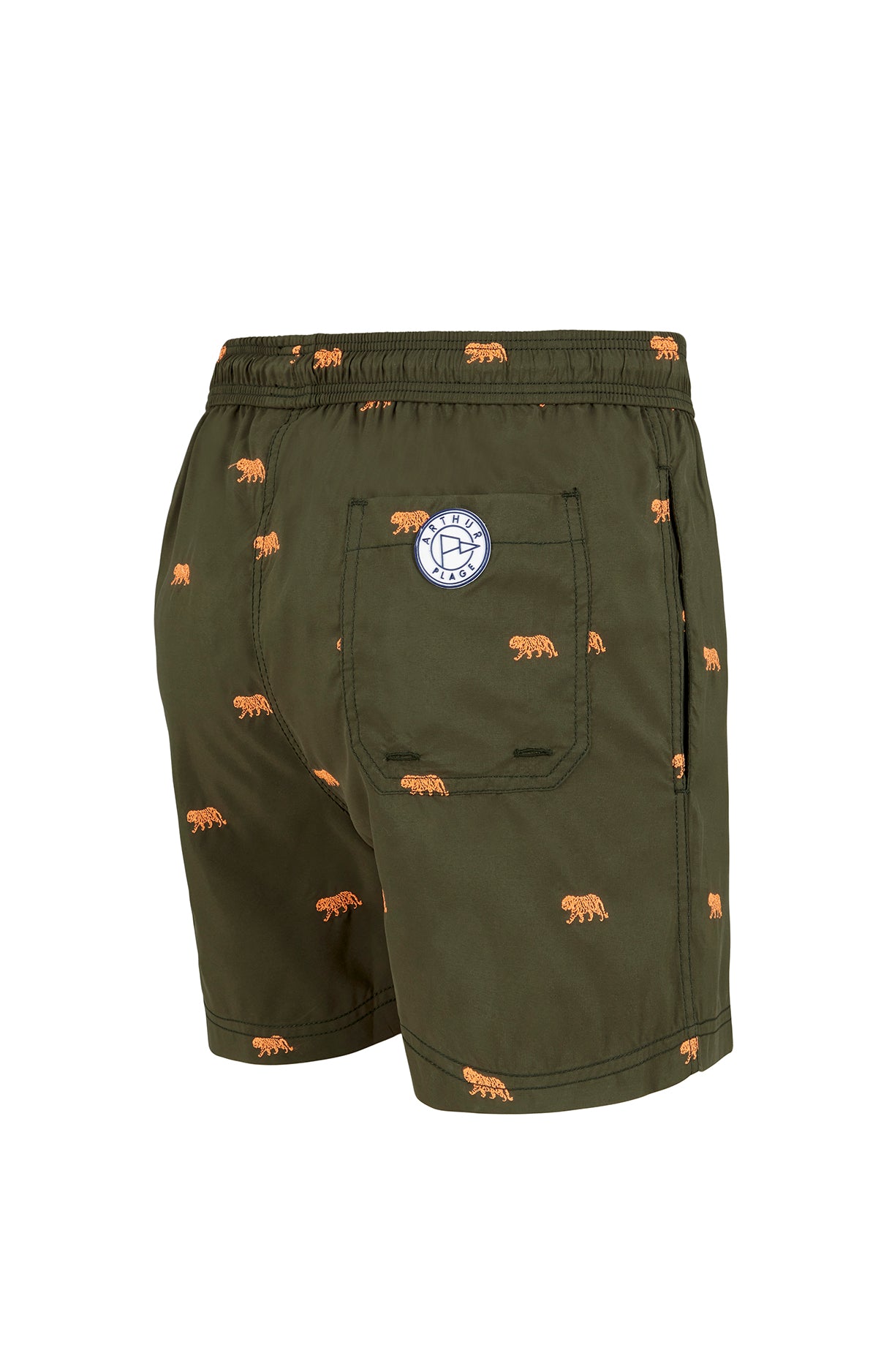 arthur-bob-petit-tigre-short-de-bain-kaki-recycl image 5