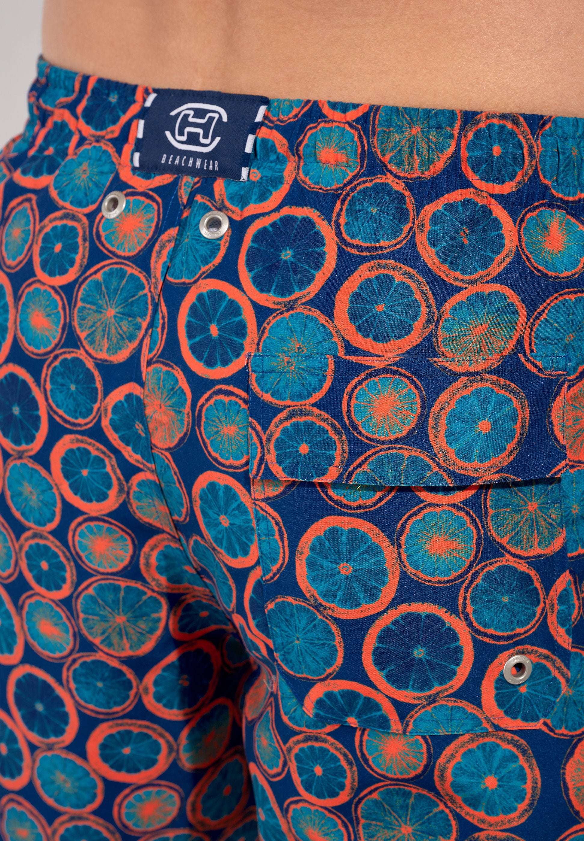 hom-h-fresh-trapani-short-de-bain-homme-bleu-oranges image 6