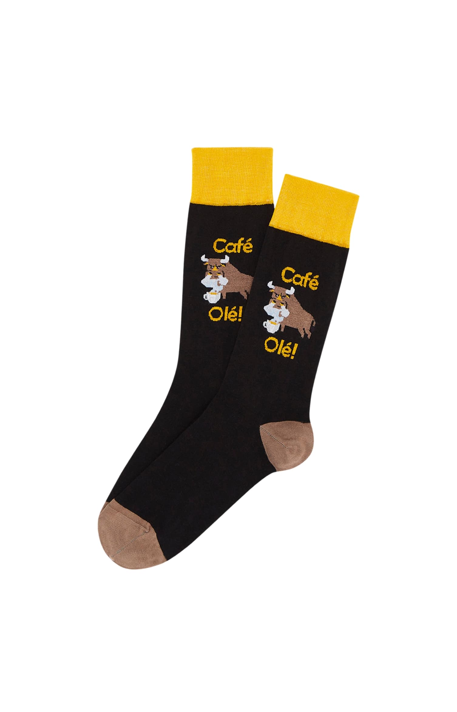 arthur-bob-ol-chaussettes-coton-bio-noir-40-46 image 1