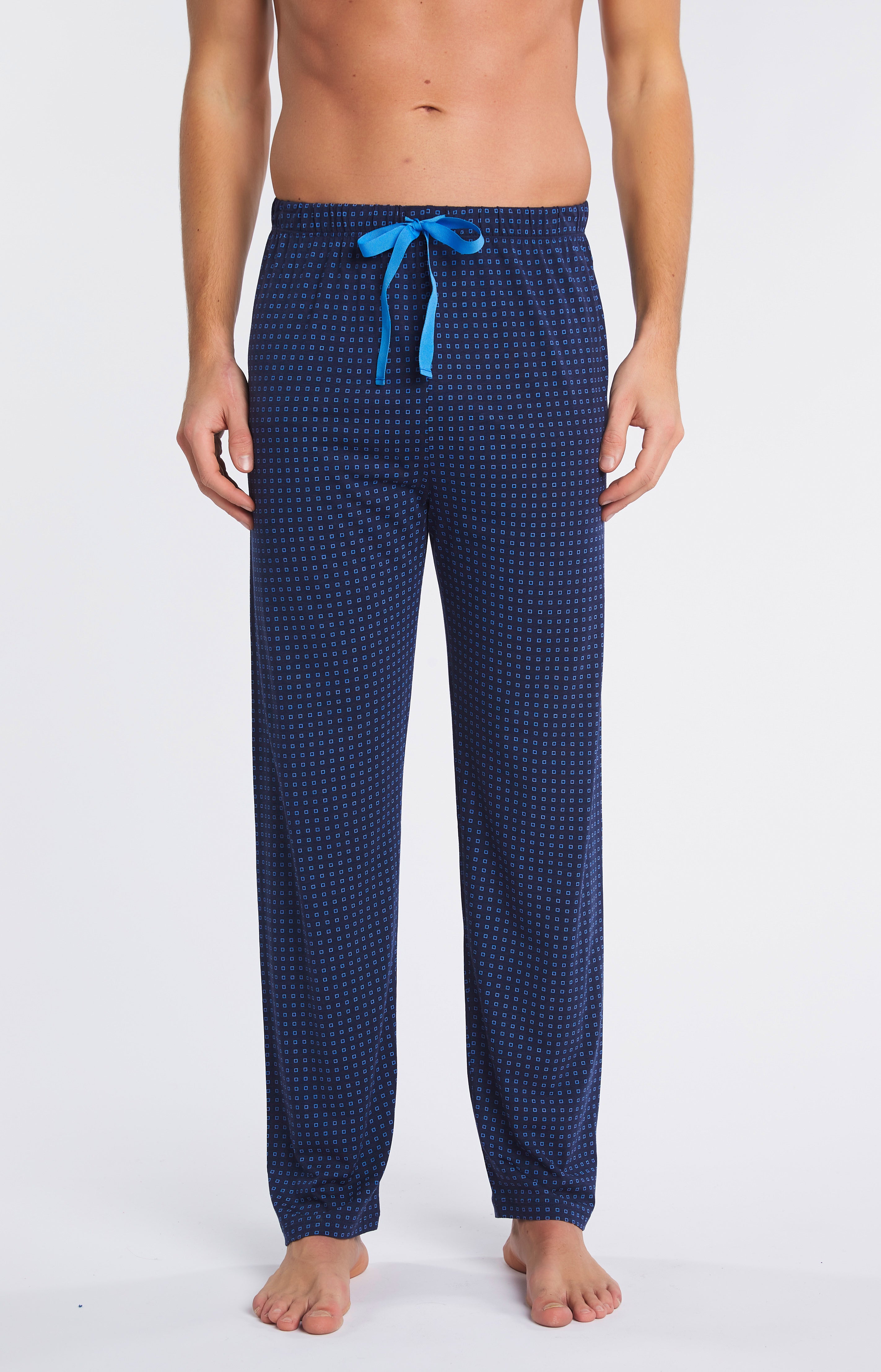 arthur-bob-pyjama-long-carreaux-marine-coton-homme image 6