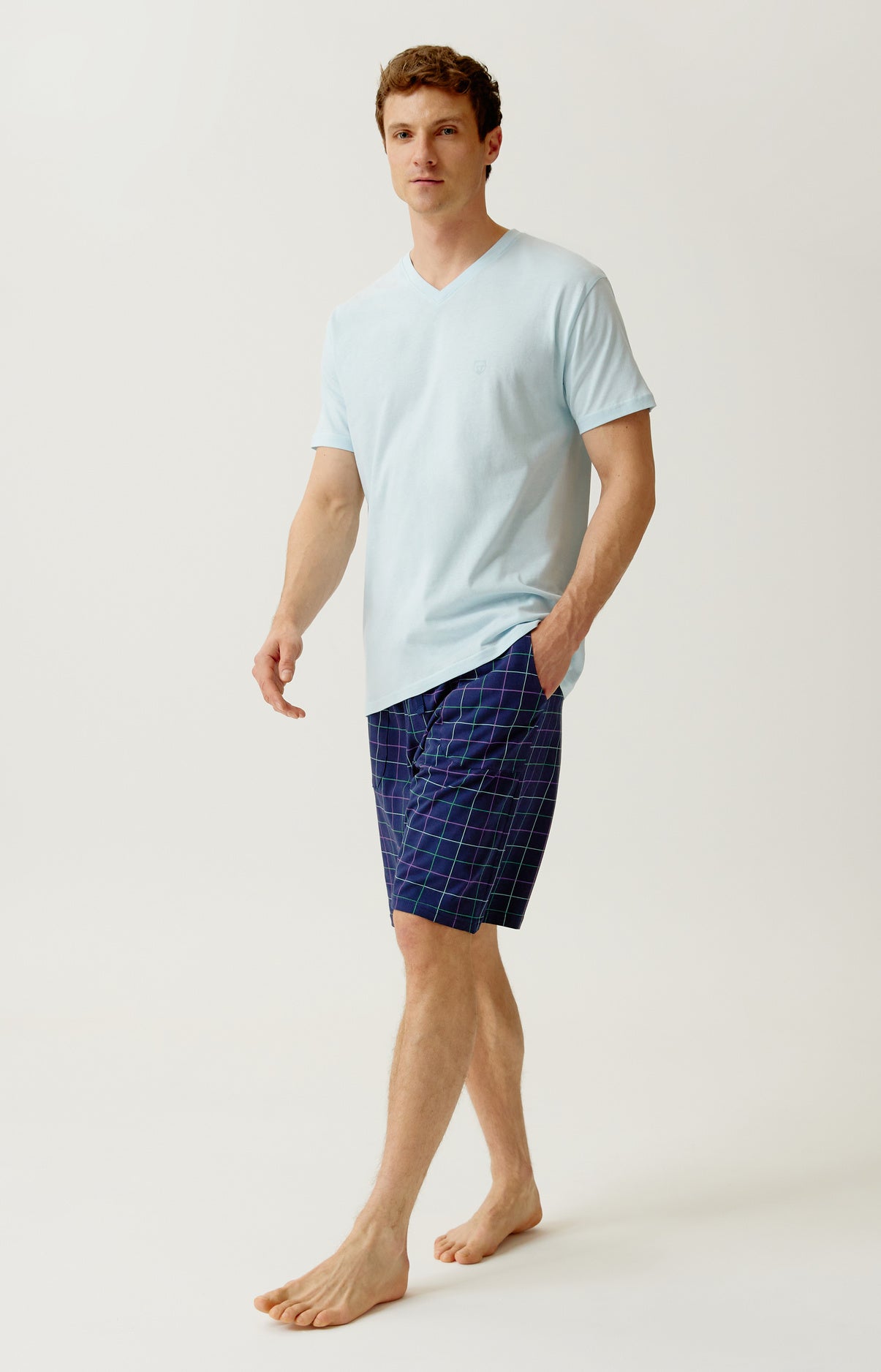 arthur-bob-short-carol-short-homme-coton-bio-marine-l image 4