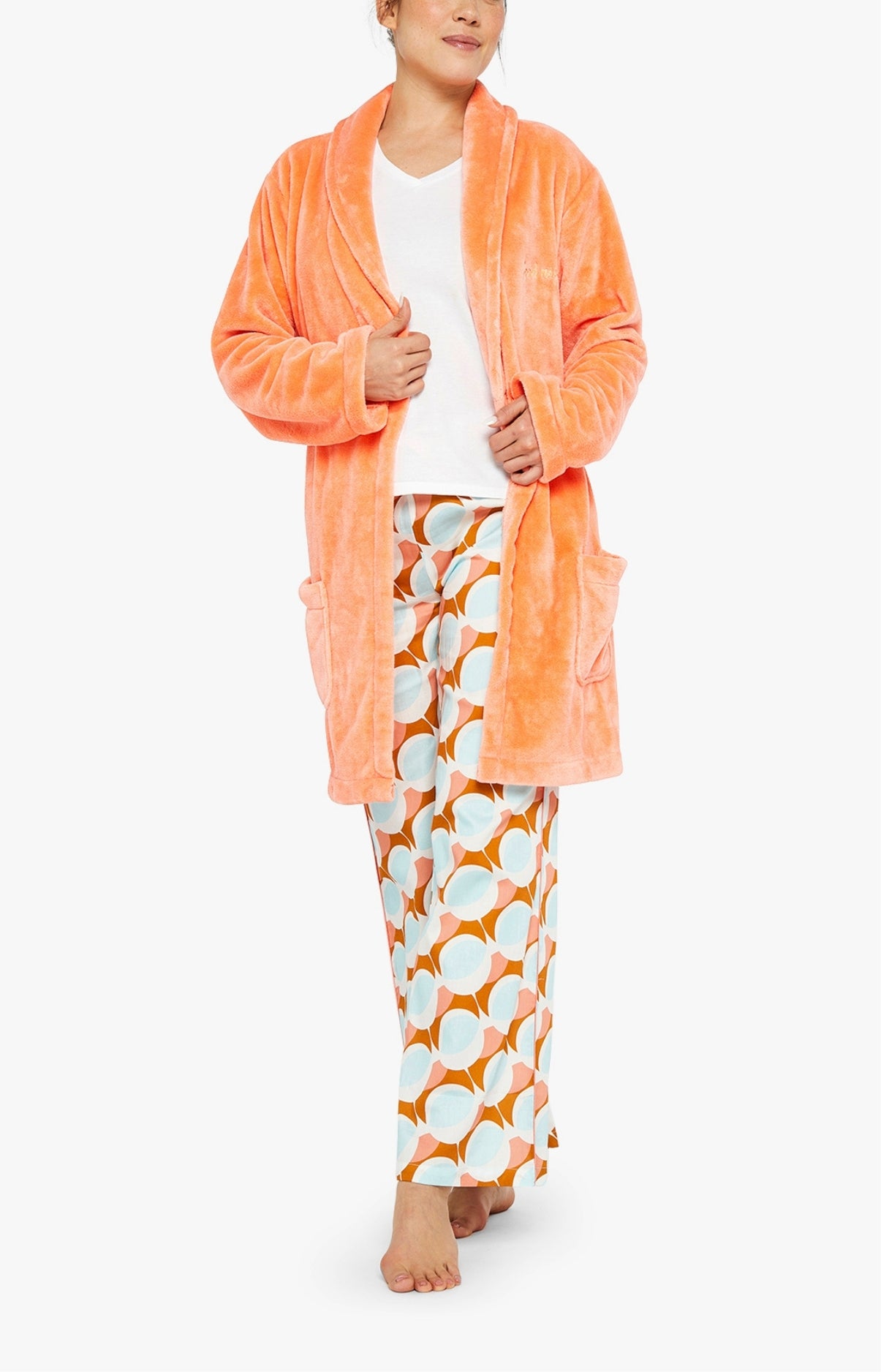 arthur-bob-corail-robe-de-chambre-femme-polaire image 4