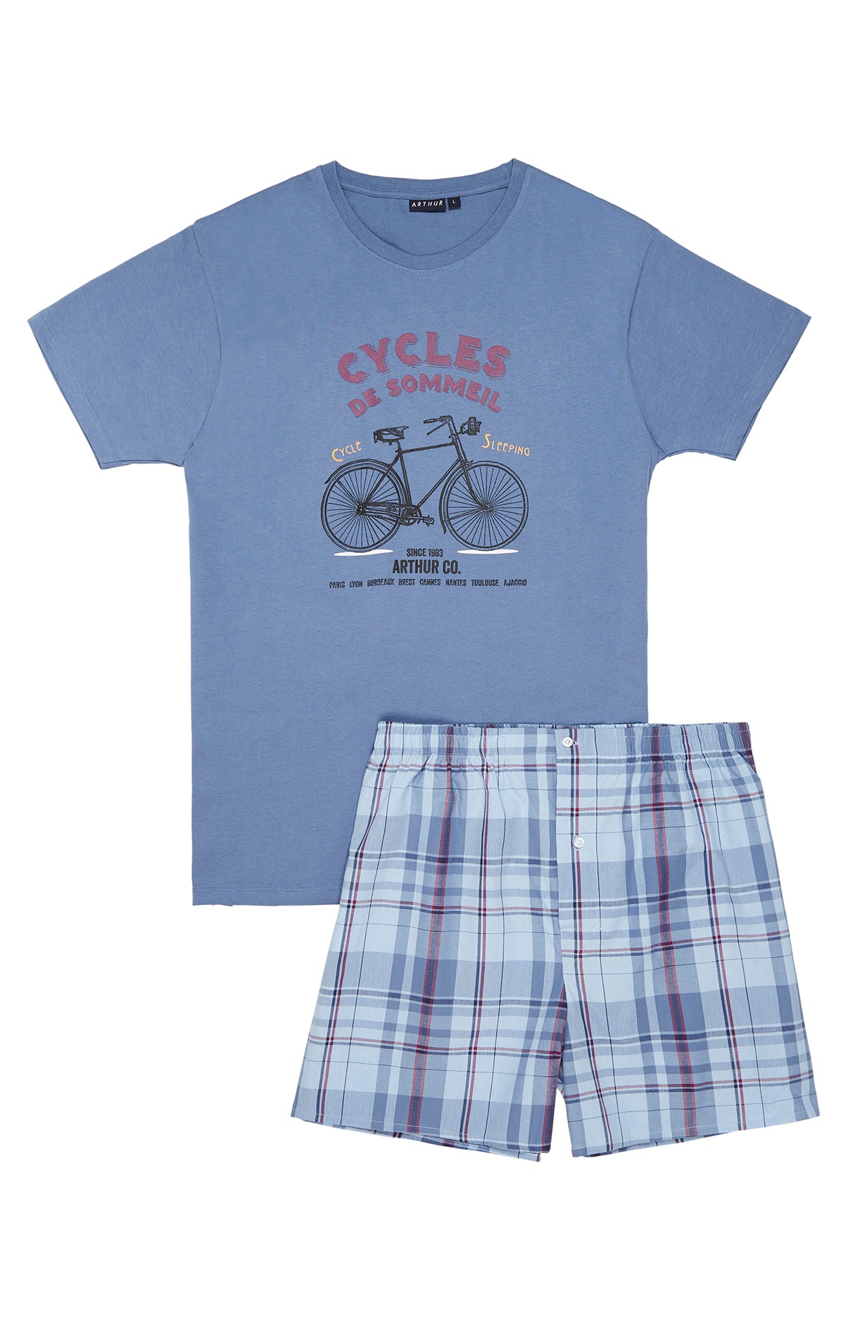 arthur-bob-cycles-de-sommeil-pyjam-ricain-homme-ciel image 3