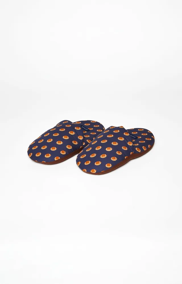 arthur-bob-pantoufles-rugby-coton-bio-marine-43-45 image 1