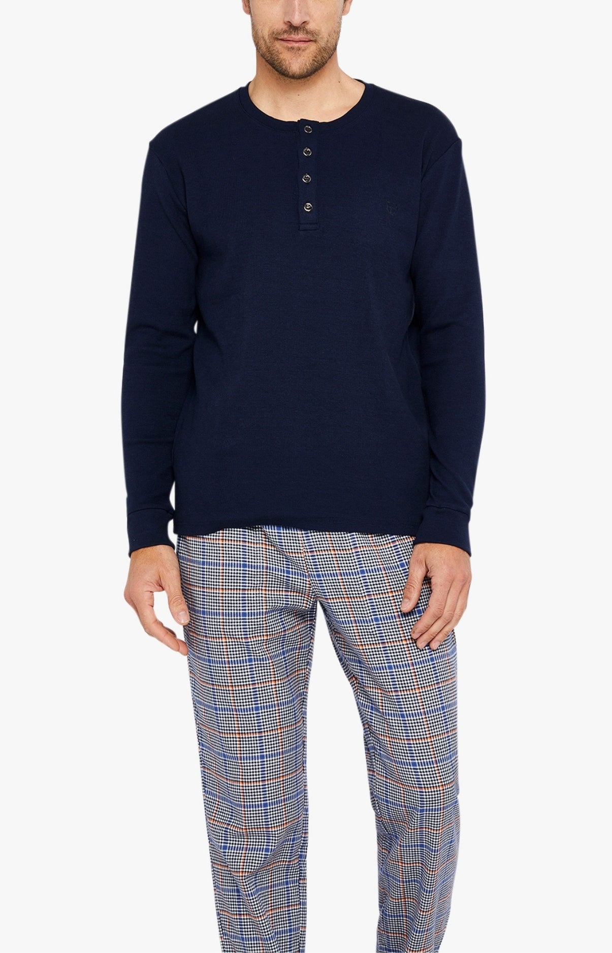 arthur-bob-t-shirt-manches-longues-coton-bio-nuit image 1