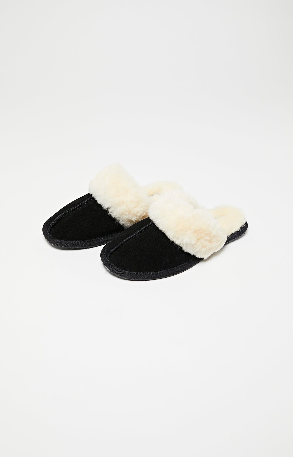 arthur-bob-mules-laine-noir-femme-chaussons image 1