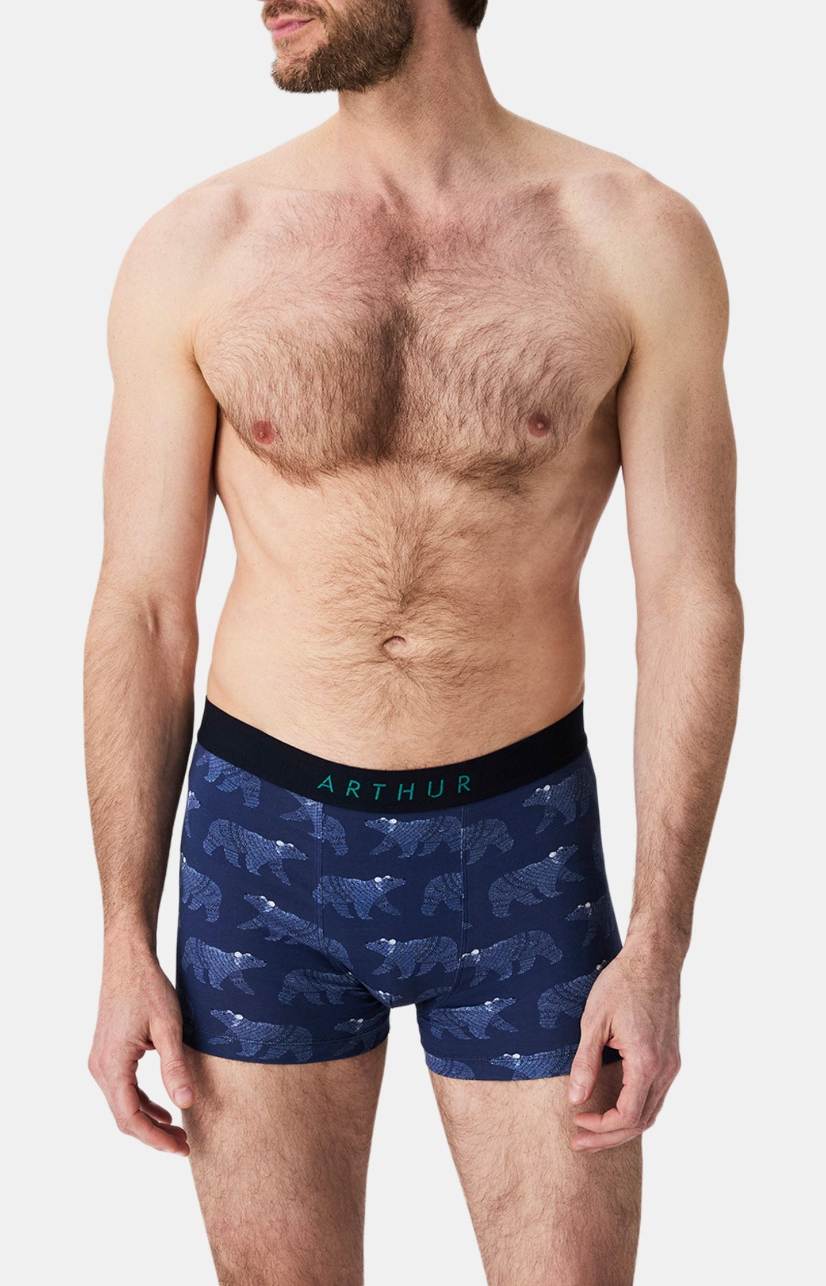 arthur-bob-nuit-polaire-boxer-marine-coton-bio image 4
