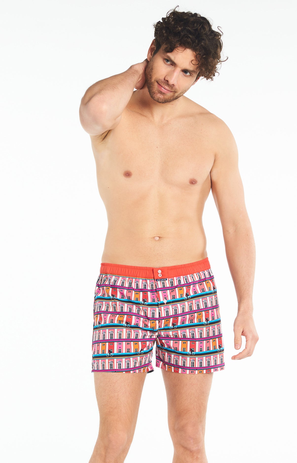 arthur-le-club-n-938-cale-on-homme-multicolore-coton-bio image 5