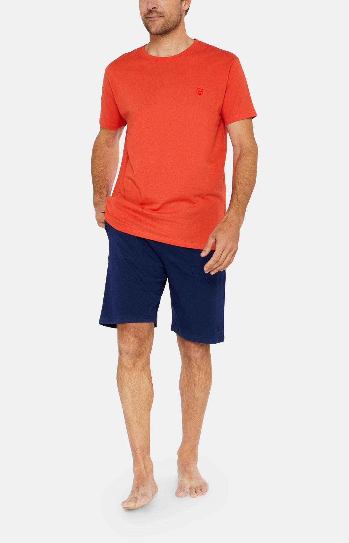arthur-coton-short-homme-marine-l-coton-bio image 1