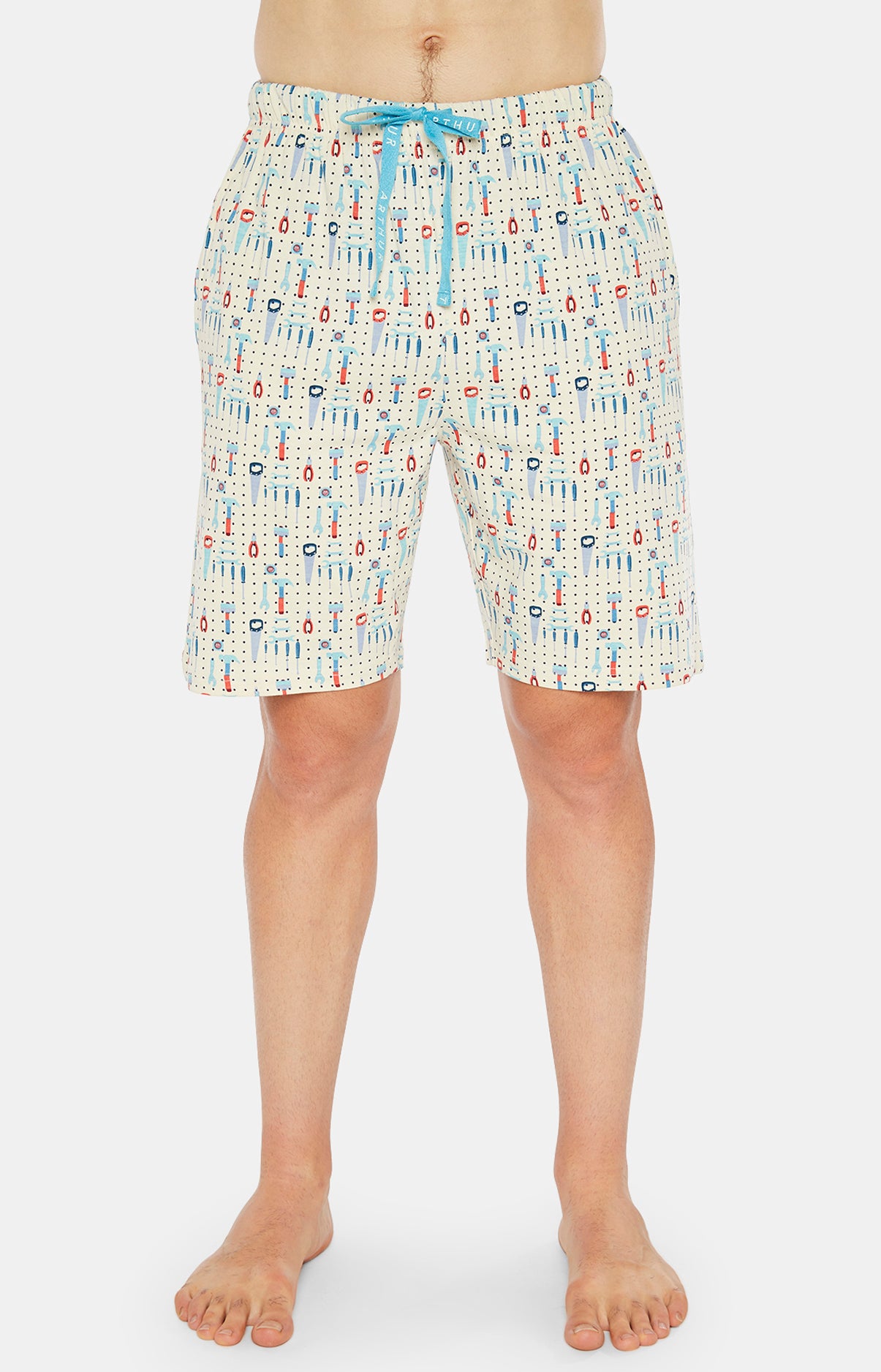 arthur-bob-bricolage-pyjashort-homme-sable-coton-bio image 5