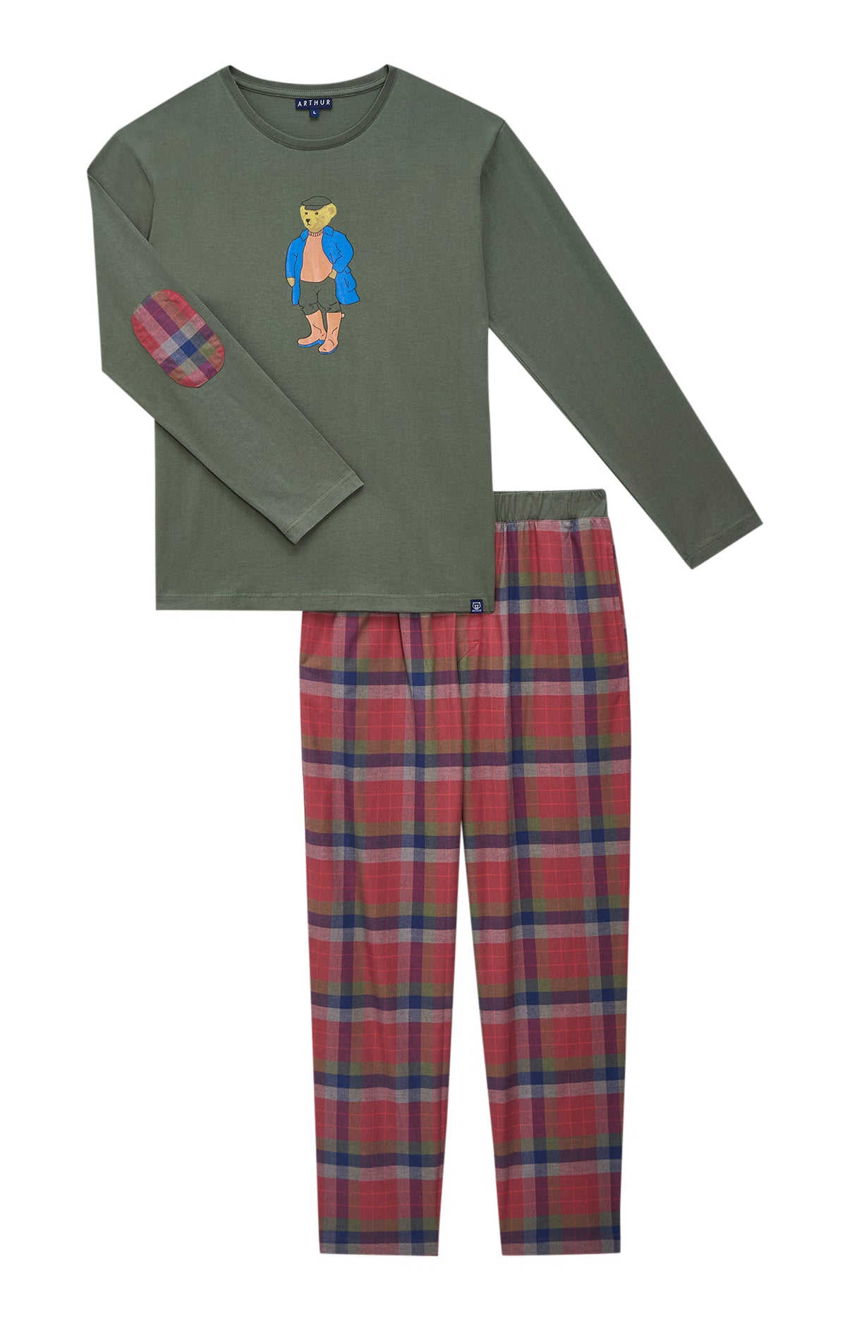 arthur-bob-teddy-jack-pyjama-homme-coton-bio-terre image 3