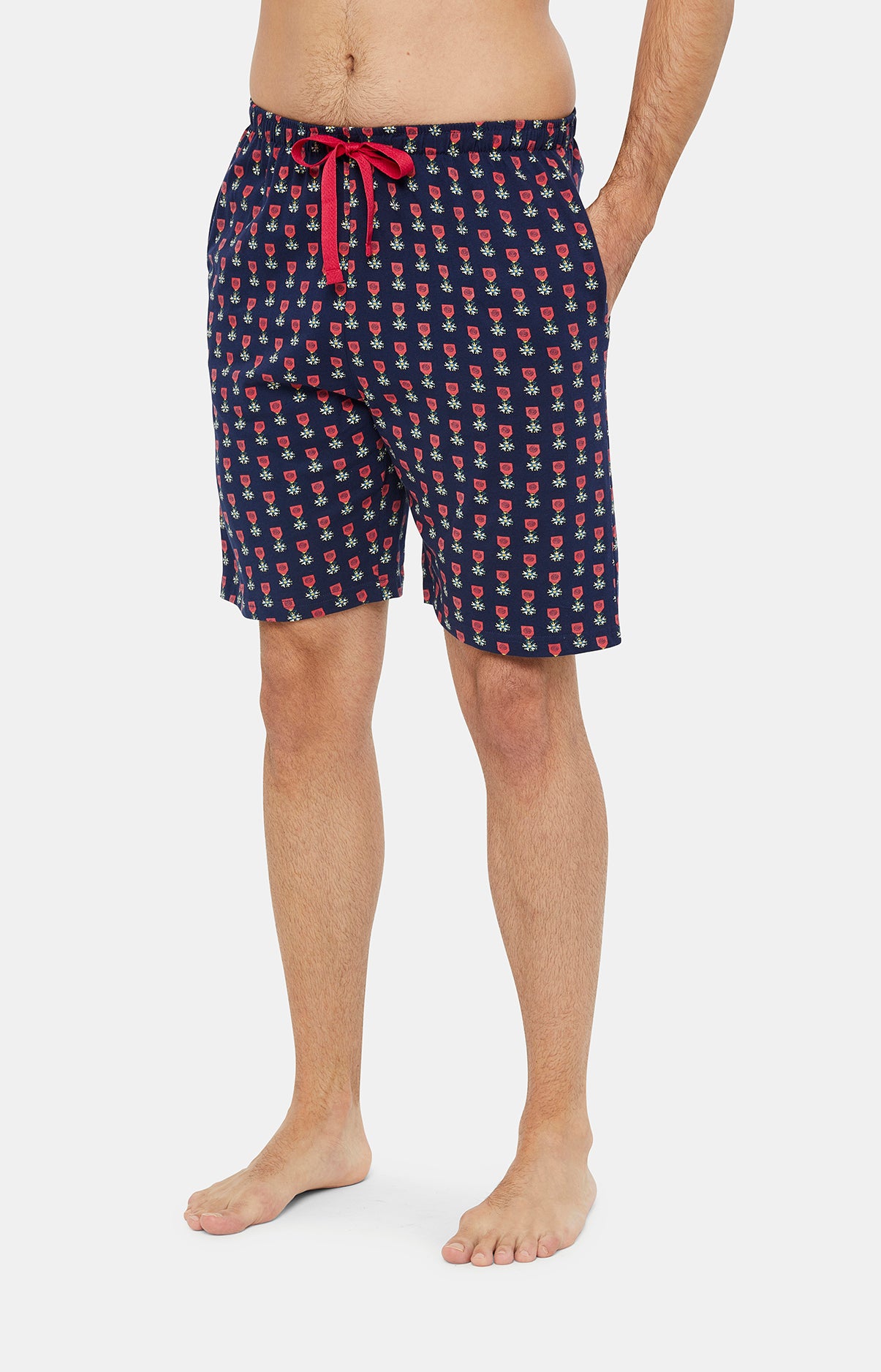 arthur-bob-legion-pyjashort-marine-coton-homme image 6