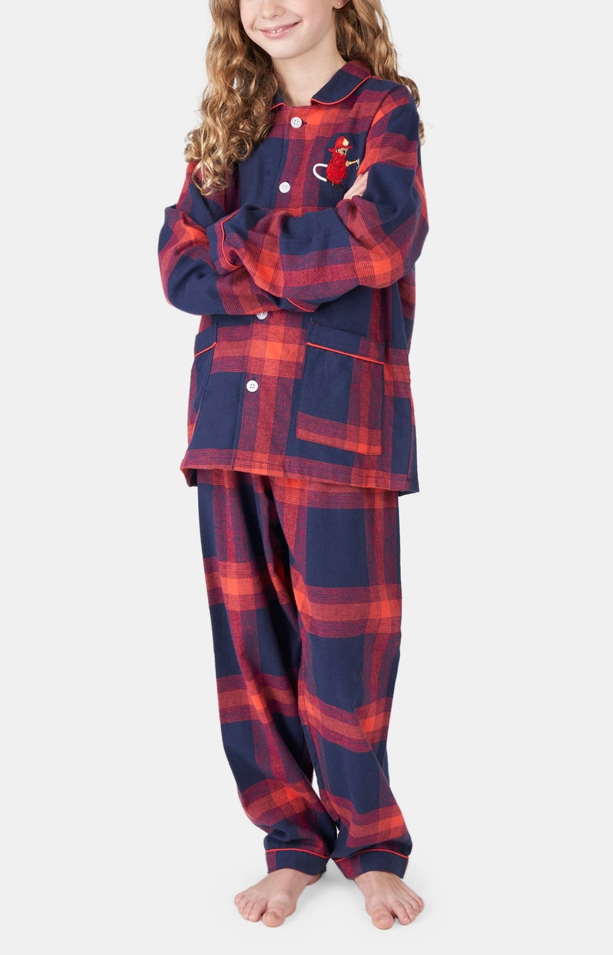 arthur-bob-on-fire-pyjama-enfant-flanelle-rouge image 2