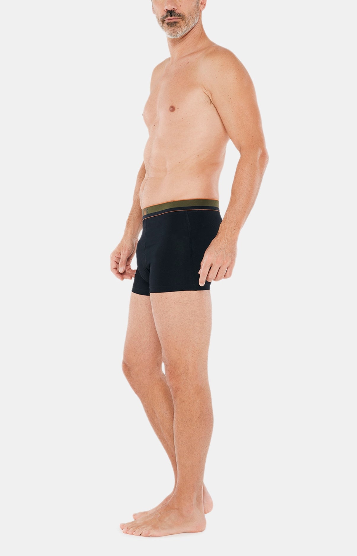 arthur-bob-boxer-slipp-homme-noir-coton-bio image 2