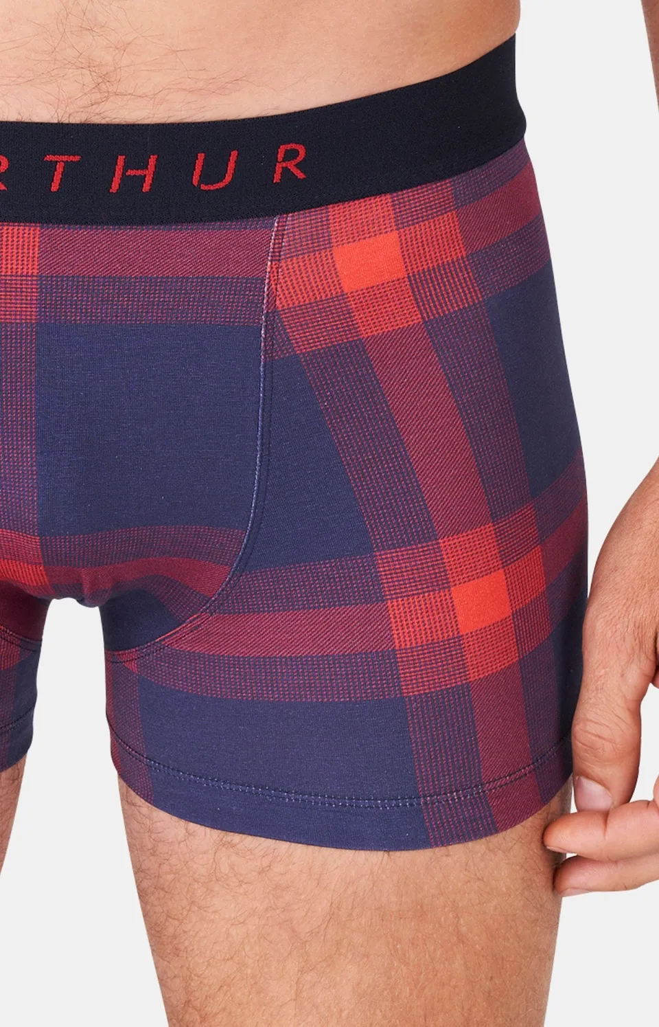 arthur-on-fire-boxer-coton-bio-rouge image 1