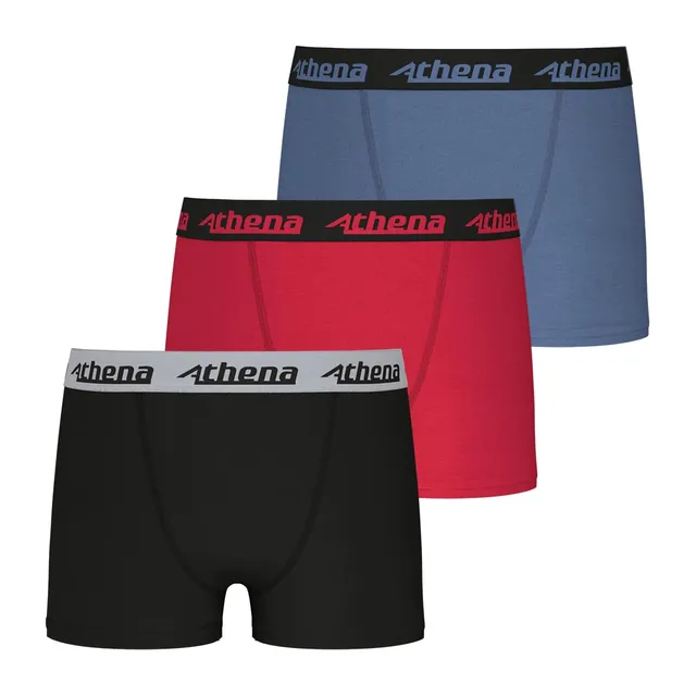 athena-ecopack-boxer-gar-on-coton-stretch-lot-3-12-ans image 1