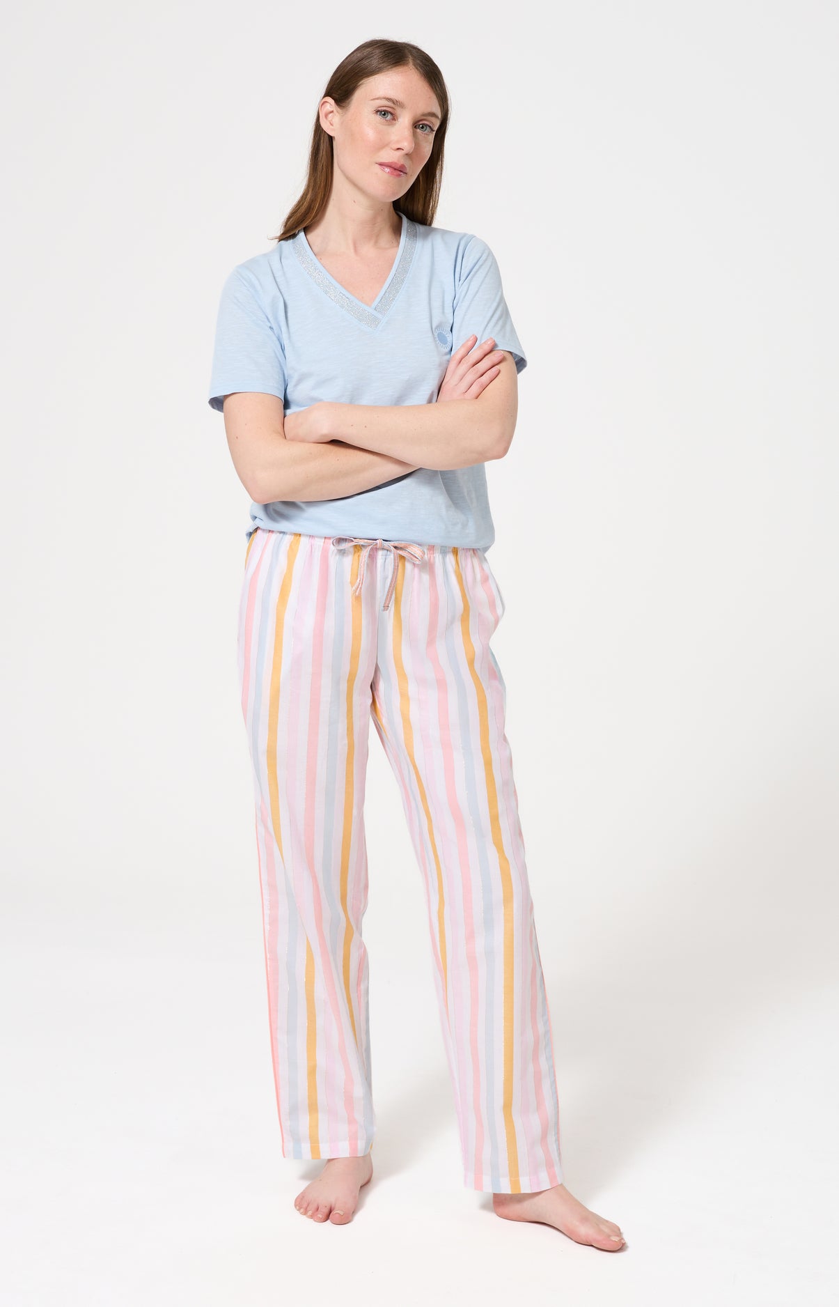 arthur-bob-ma-pantalon-pyjama-multicolore-voile-coton-bio image 1