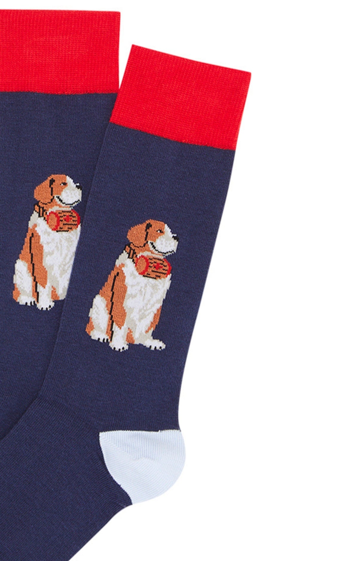 arthur-bob-wouf-marine-chaussettes-homme-coton-bio image 2