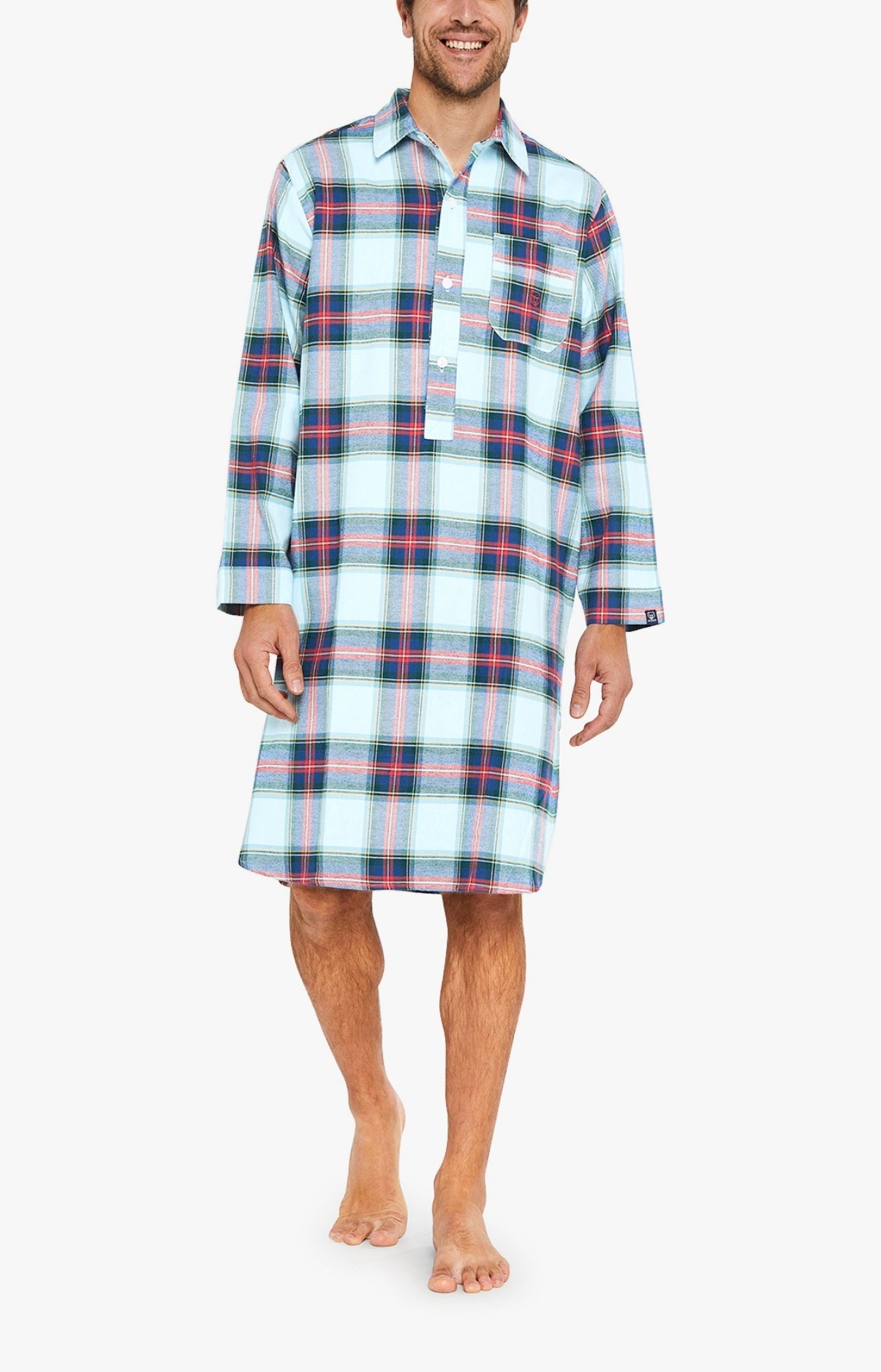 arthur-bob-logan-chemise-de-nuit-homme-glace-flanelle image 1