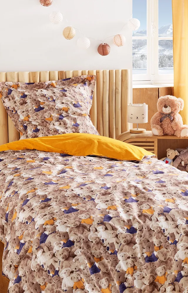 arthur-teddy-parure-de-lit-enfant-noisette-140x200 image 1