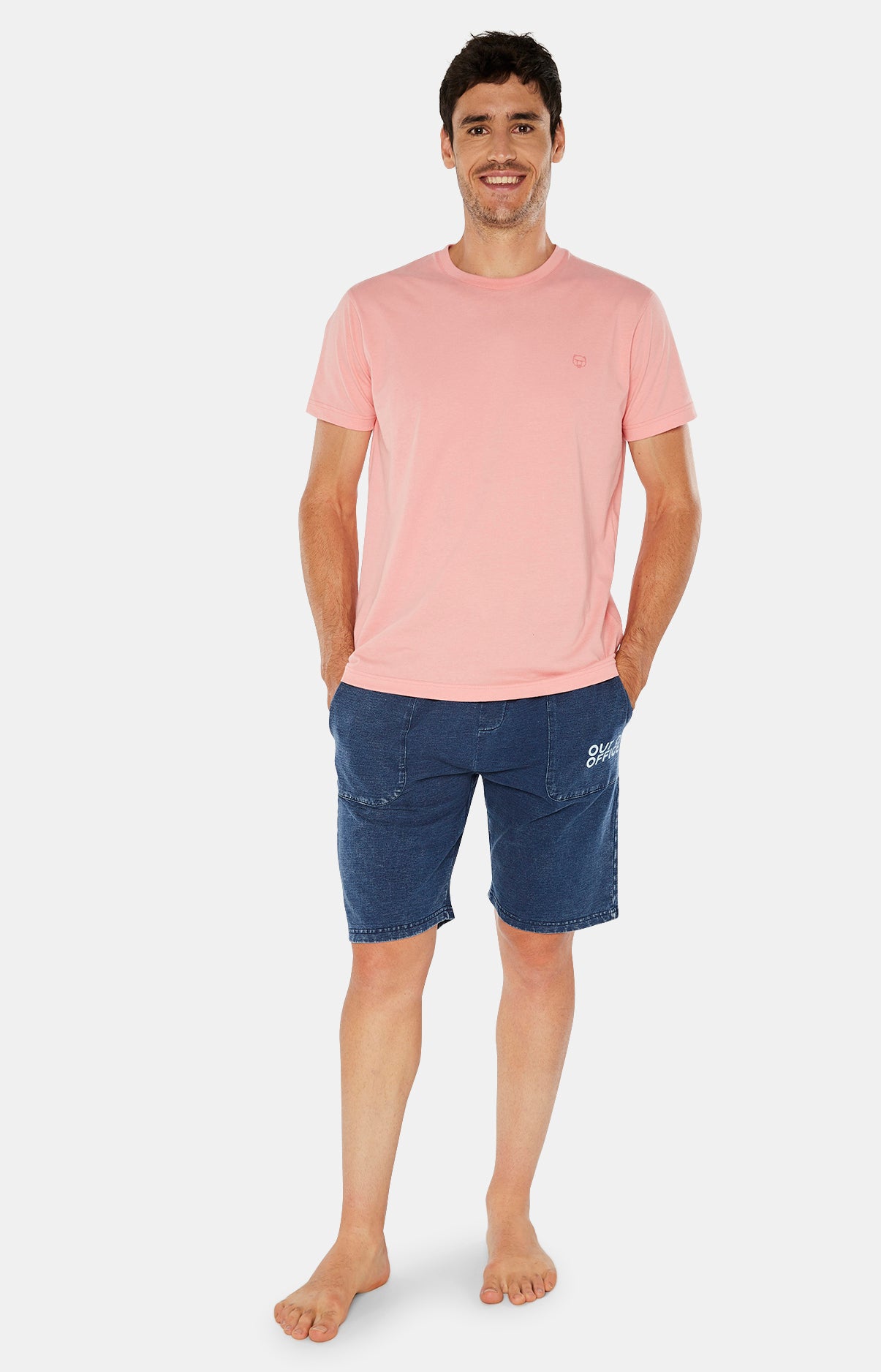 arthur-bob-tee-shirt-manches-courtes-uni-fraise-coton-bio image 2