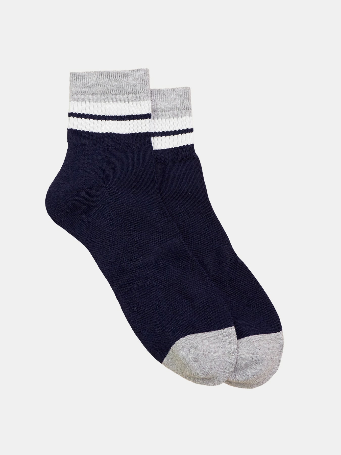 p-trone-chaussettes-de-tennis-basses-coton-bio-gris-anthracite image 1