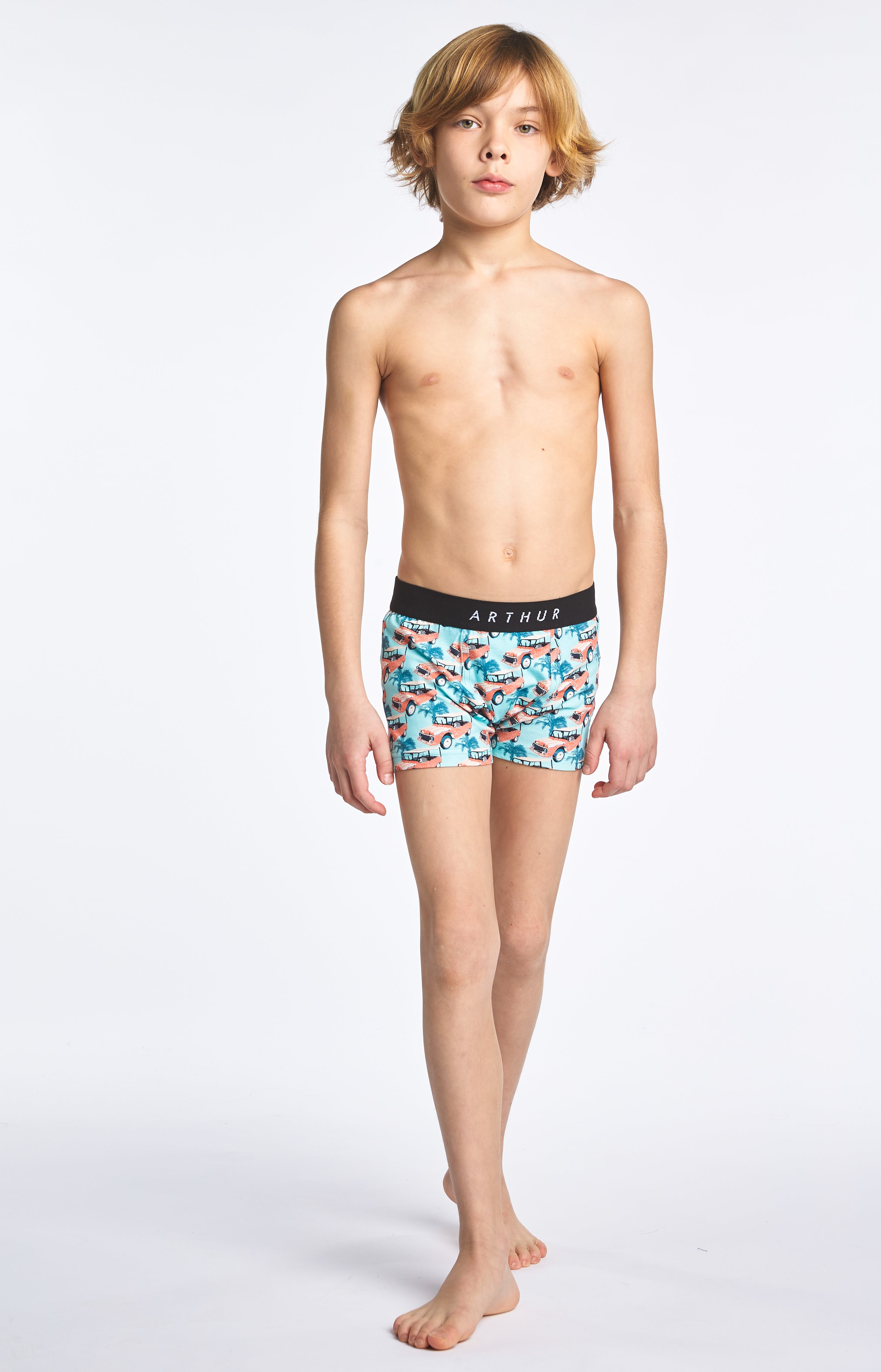 arthur-bob-boxer-mehari-corail-gar-on-coton-bio image 2