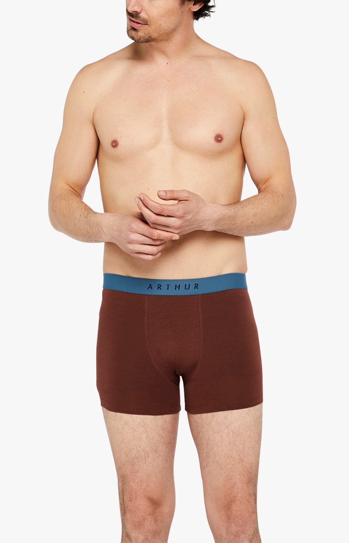 arthur-bob-boxer-coton-chocolat-uni-s-xxl image 2