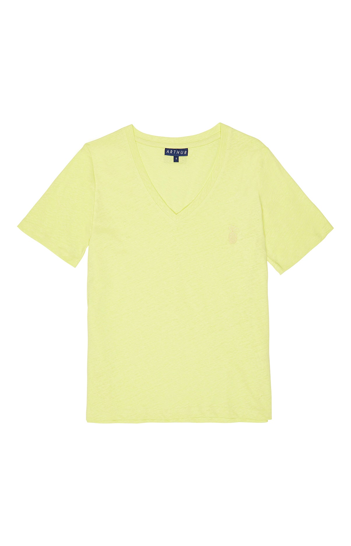 arthur-bob-tee-shirt-soleil-coton-bio-col-v image 3