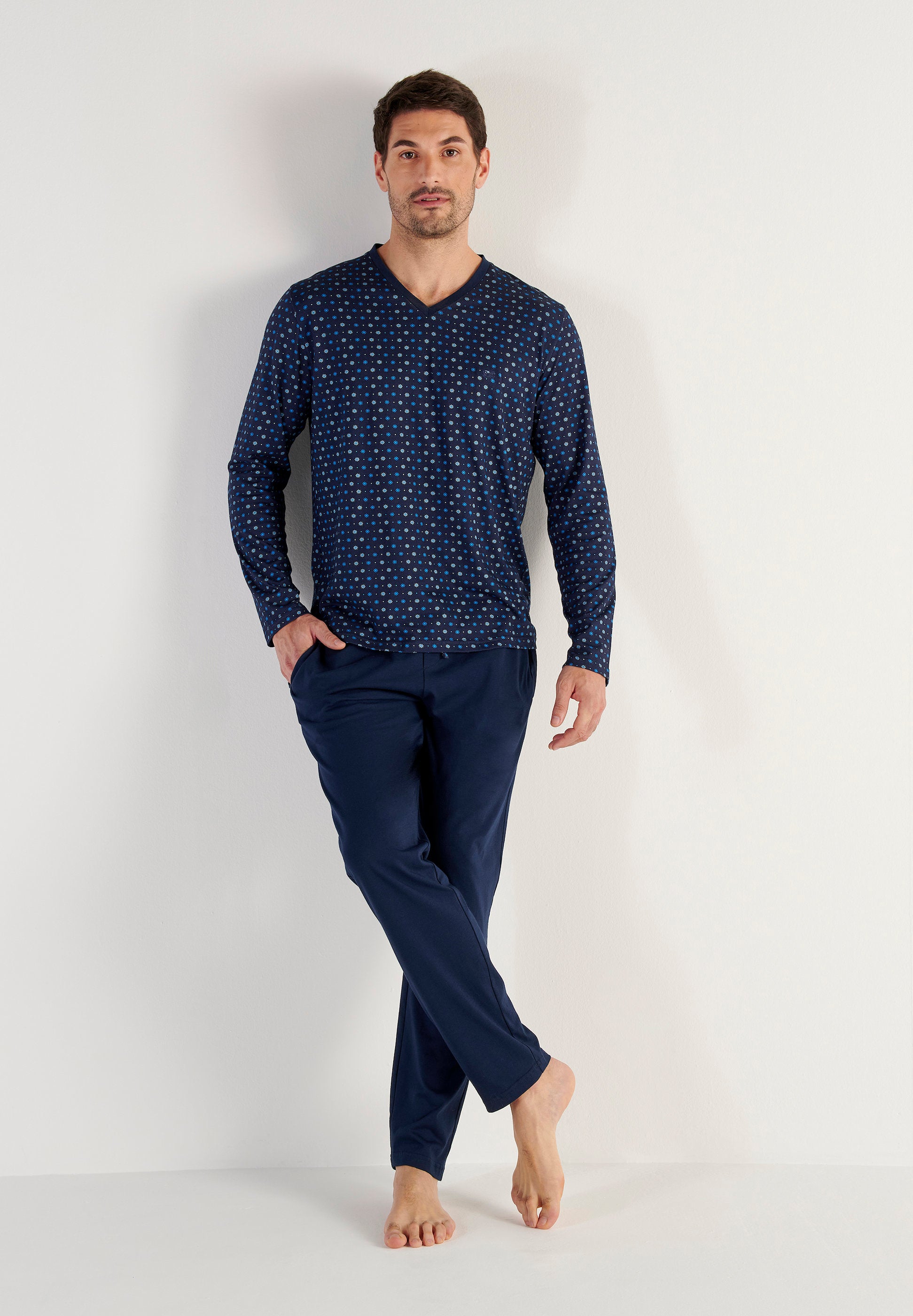 hom-modal-comfort-bo-403213-pyjama-long-homme-bleu image 4
