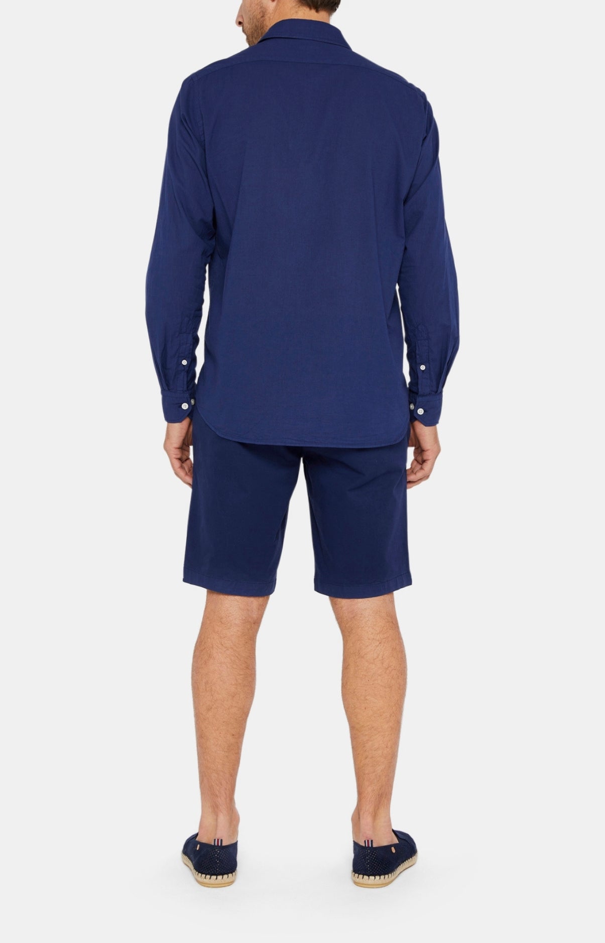arthur-bob-voile-de-coton-chemise-homme-manches-longues-marine image 3